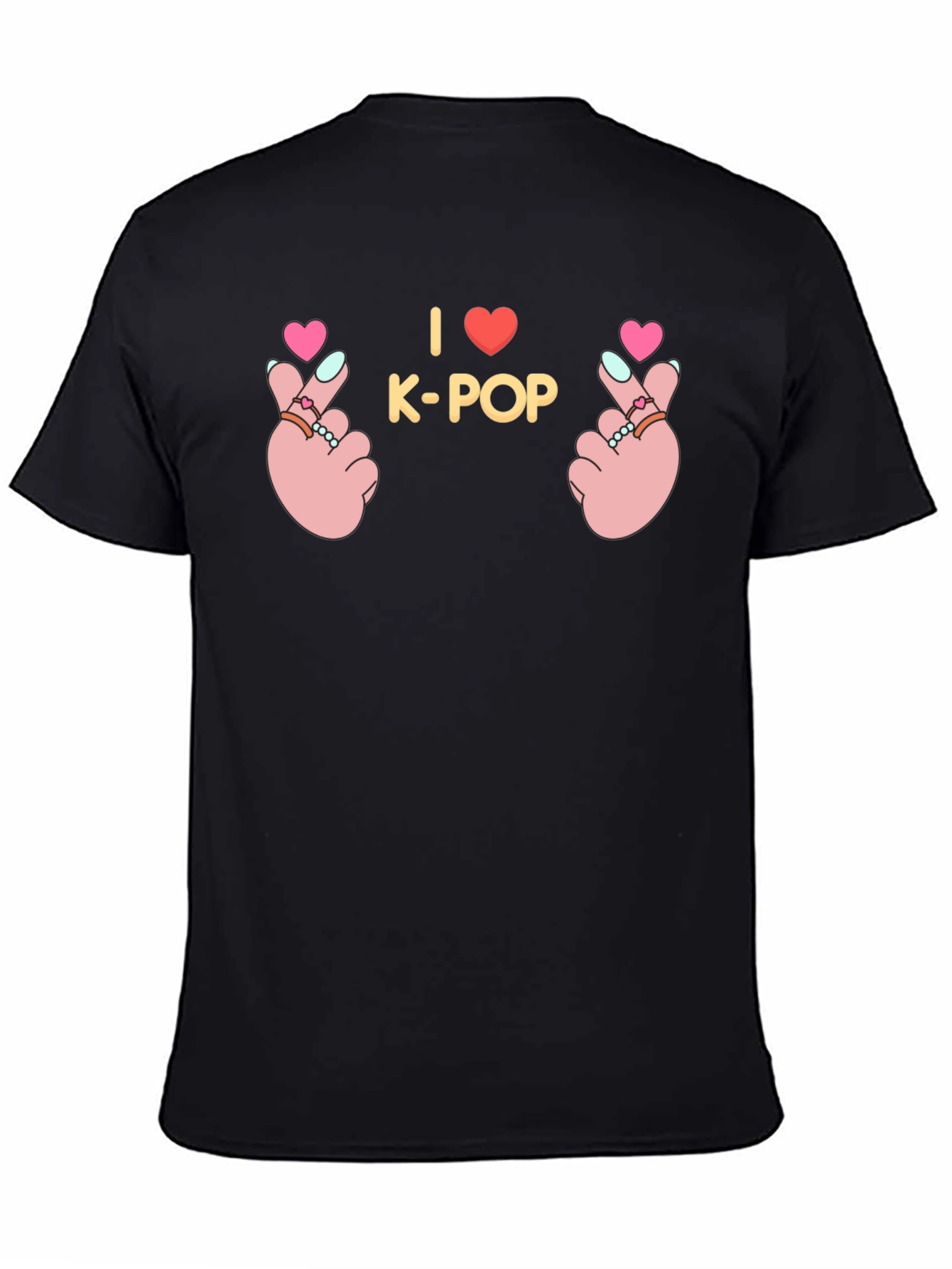 I Love K-Pop Hand Sign Graphic Tee