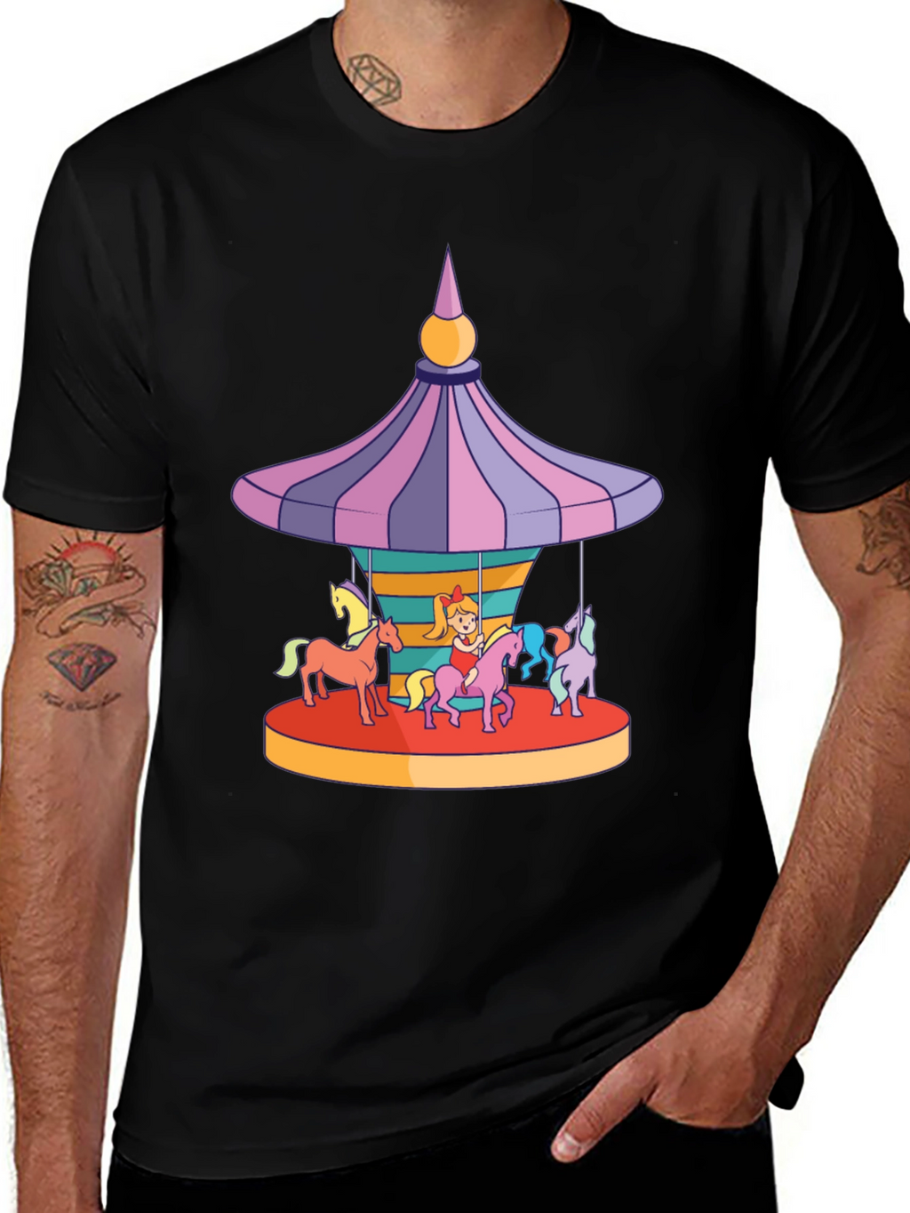 Carousel Horse T-Shirt - Fun & Unique Design