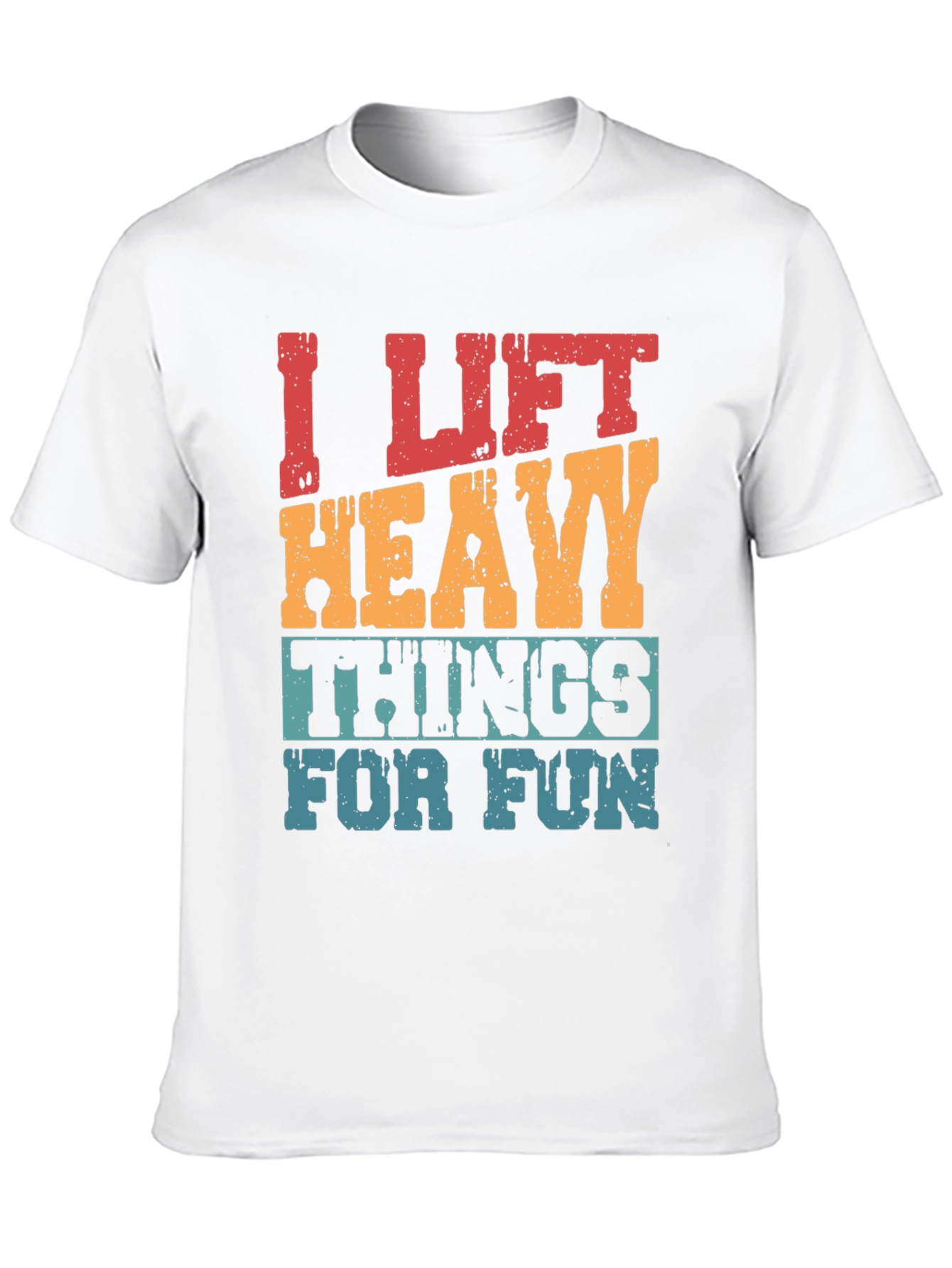 I Lift Heavy Things Funny Graphic Tee