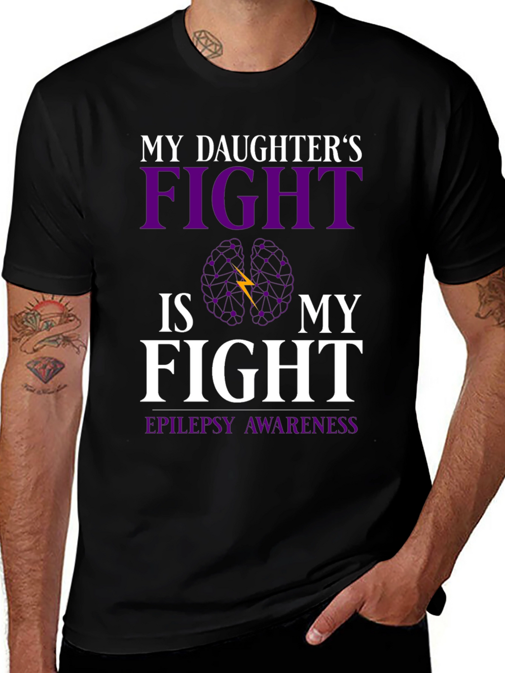 Epilepsy Awareness Daughters Fight T-Shirt