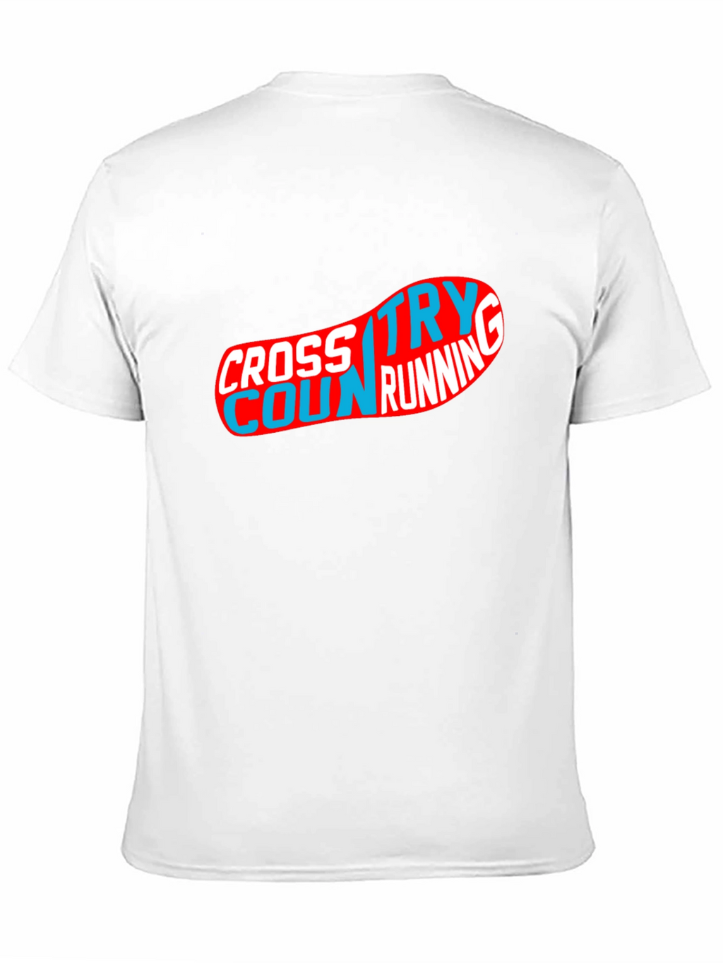 Cross Country Running Graphic Tee - Black
