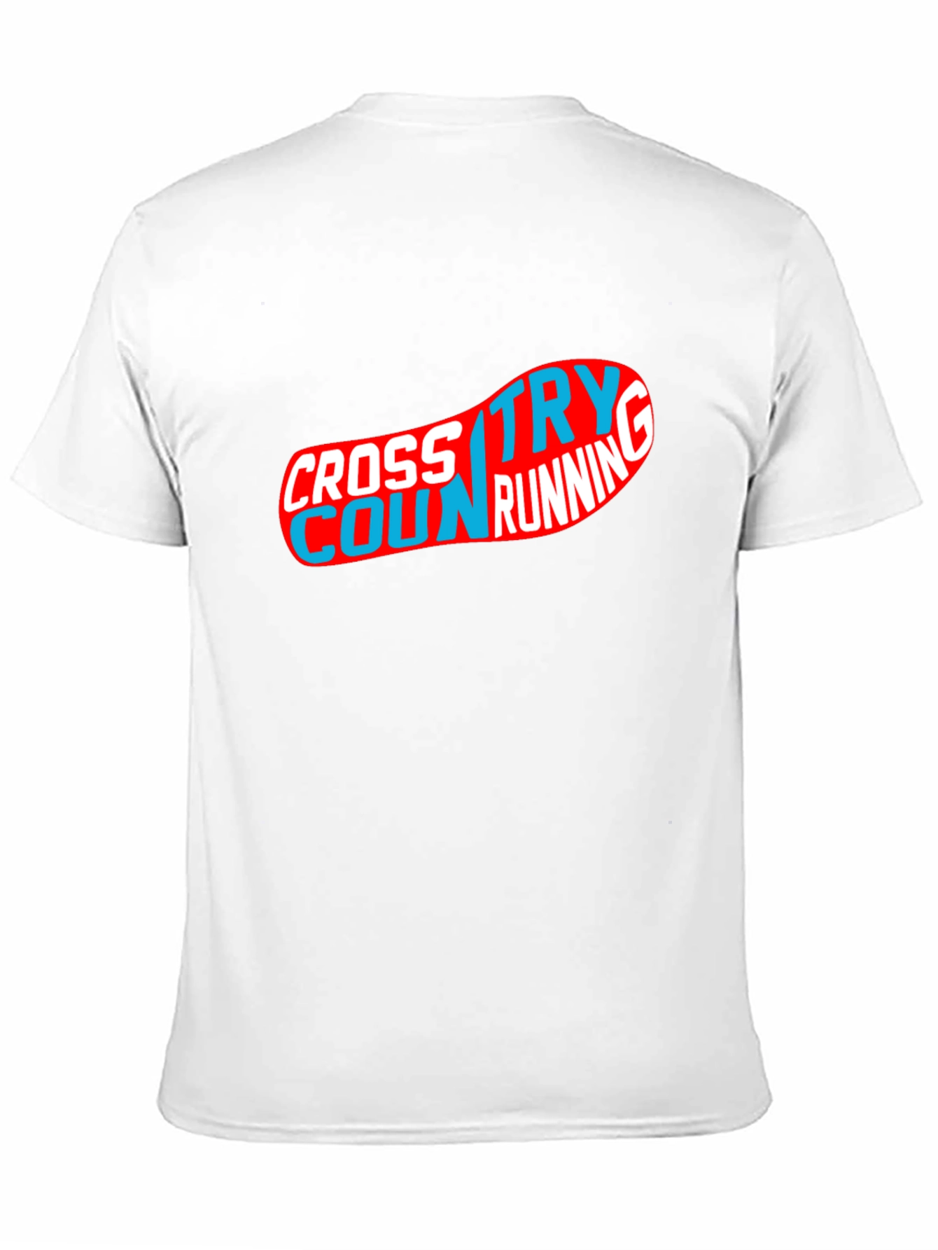 Cross Country Running Graphic Tee - Black
