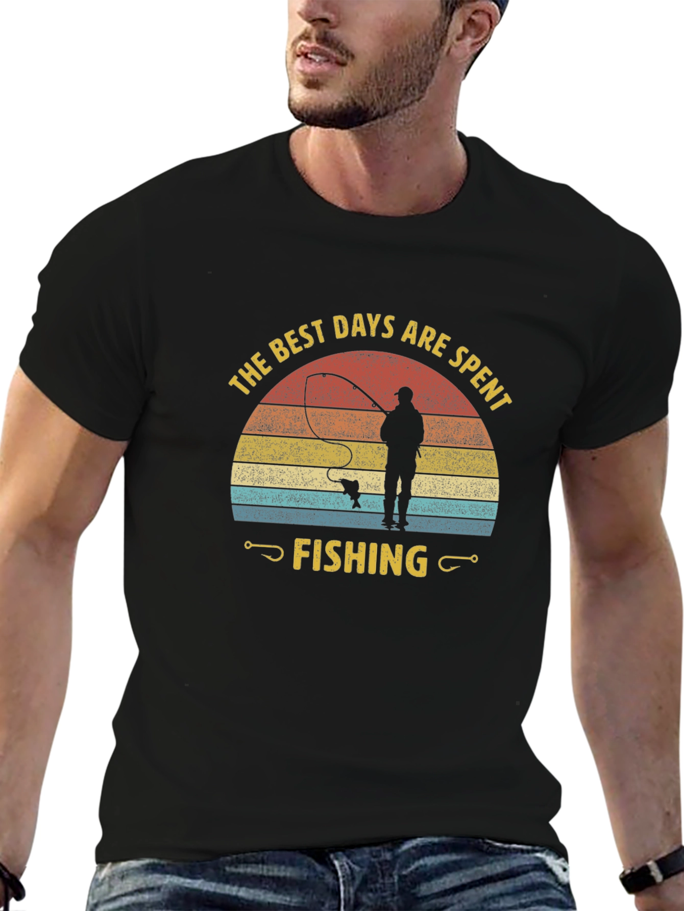 Best Days Fishing Graphic T-Shirt