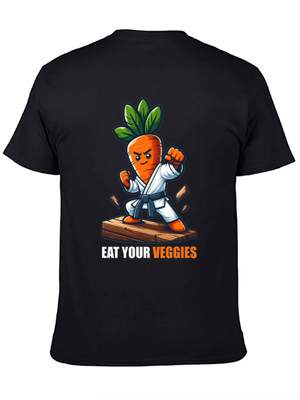 Eat Your Veggies Karate Carrot T-Shirt