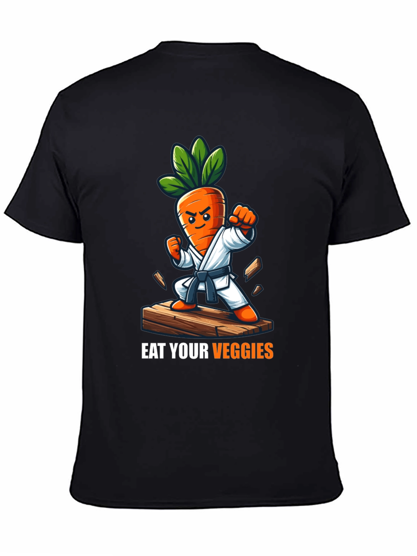 Eat Your Veggies Karate Carrot T-Shirt