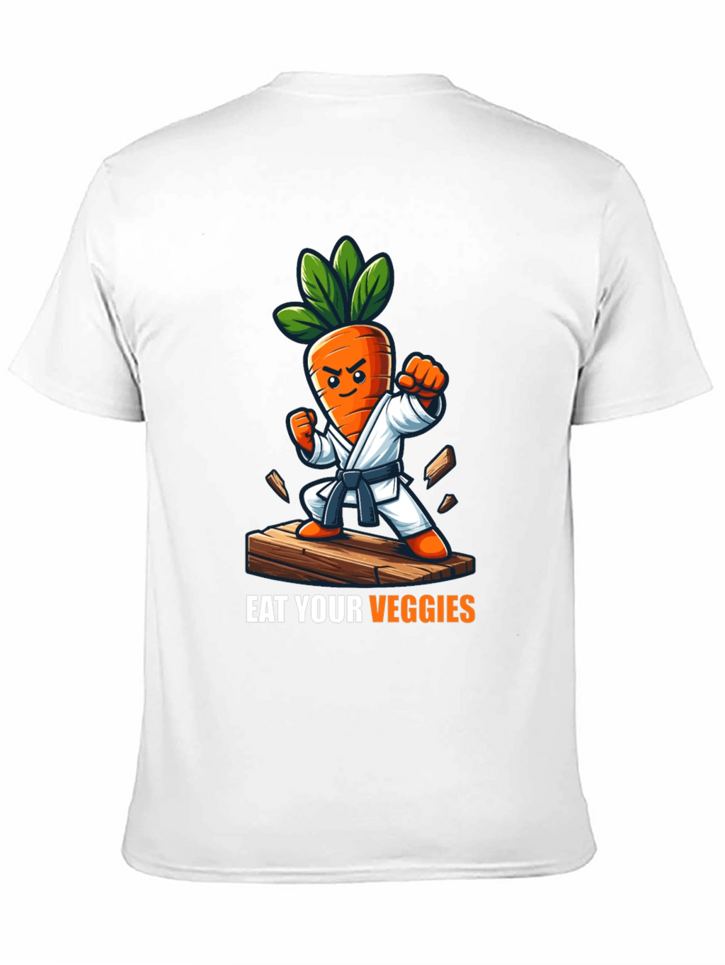 Eat Your Veggies Karate Carrot T-Shirt