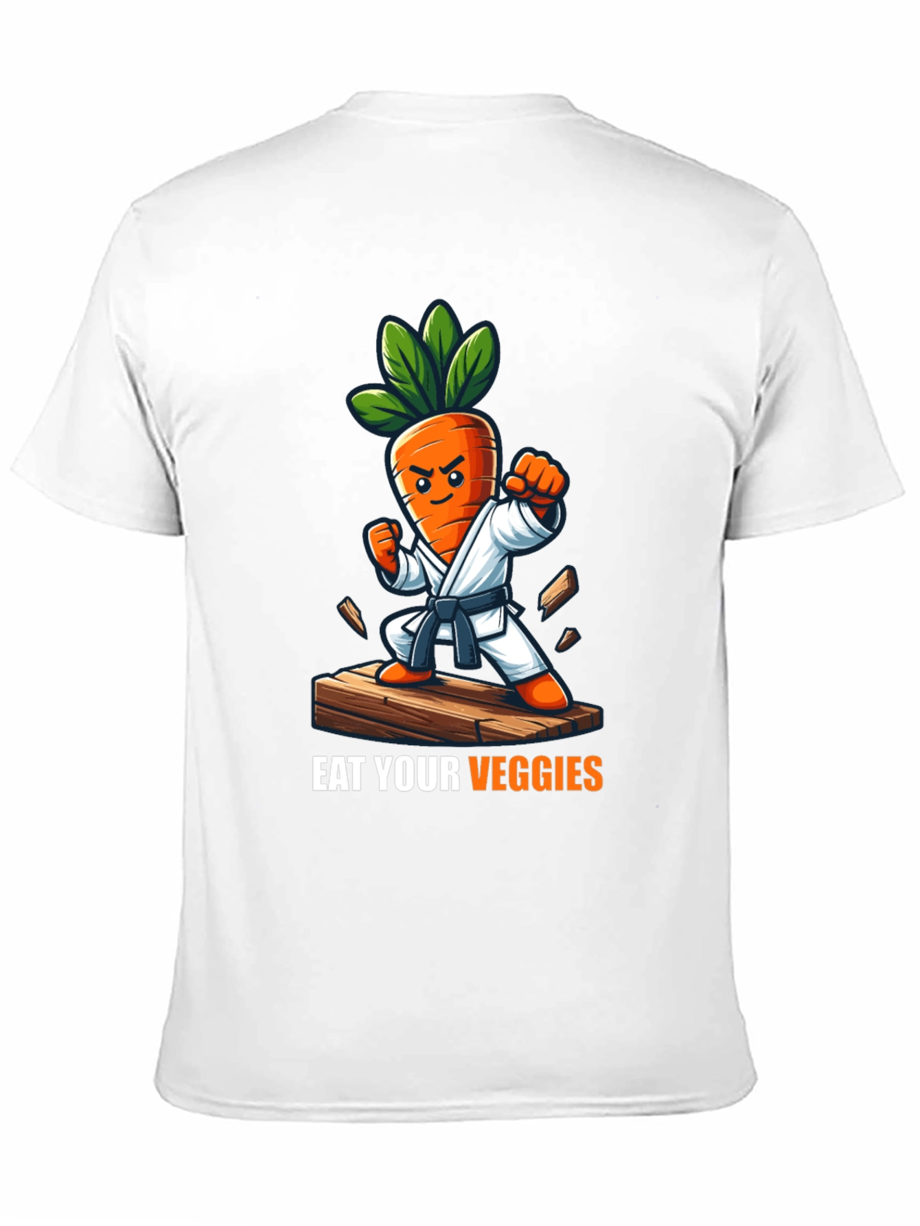 Eat Your Veggies Karate Carrot T-Shirt