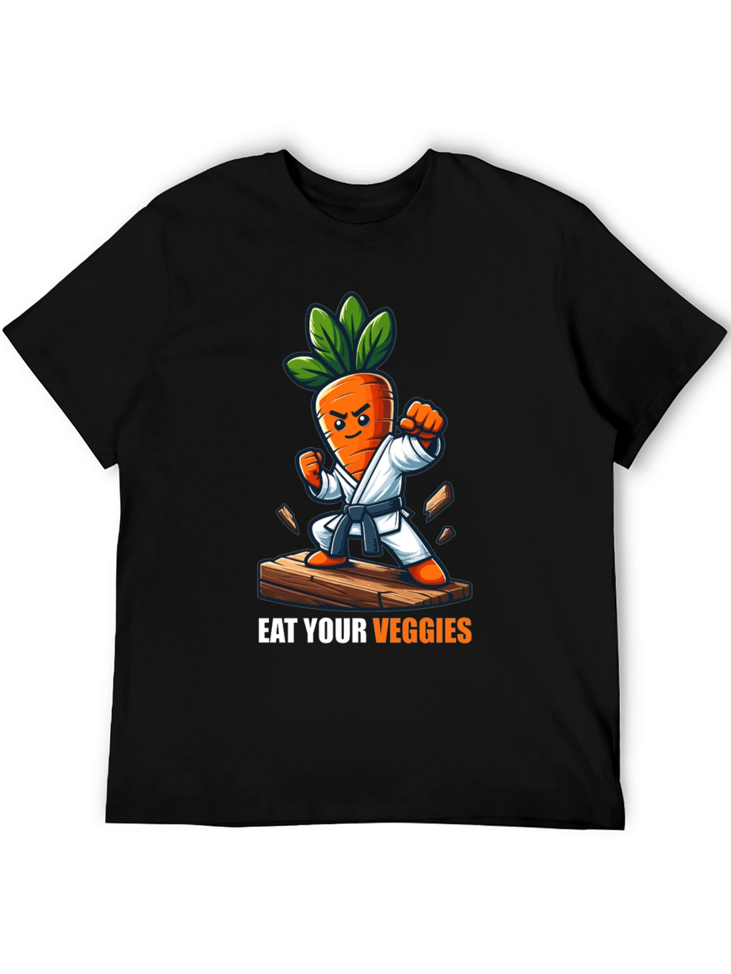 Eat Your Veggies Karate Carrot T-Shirt