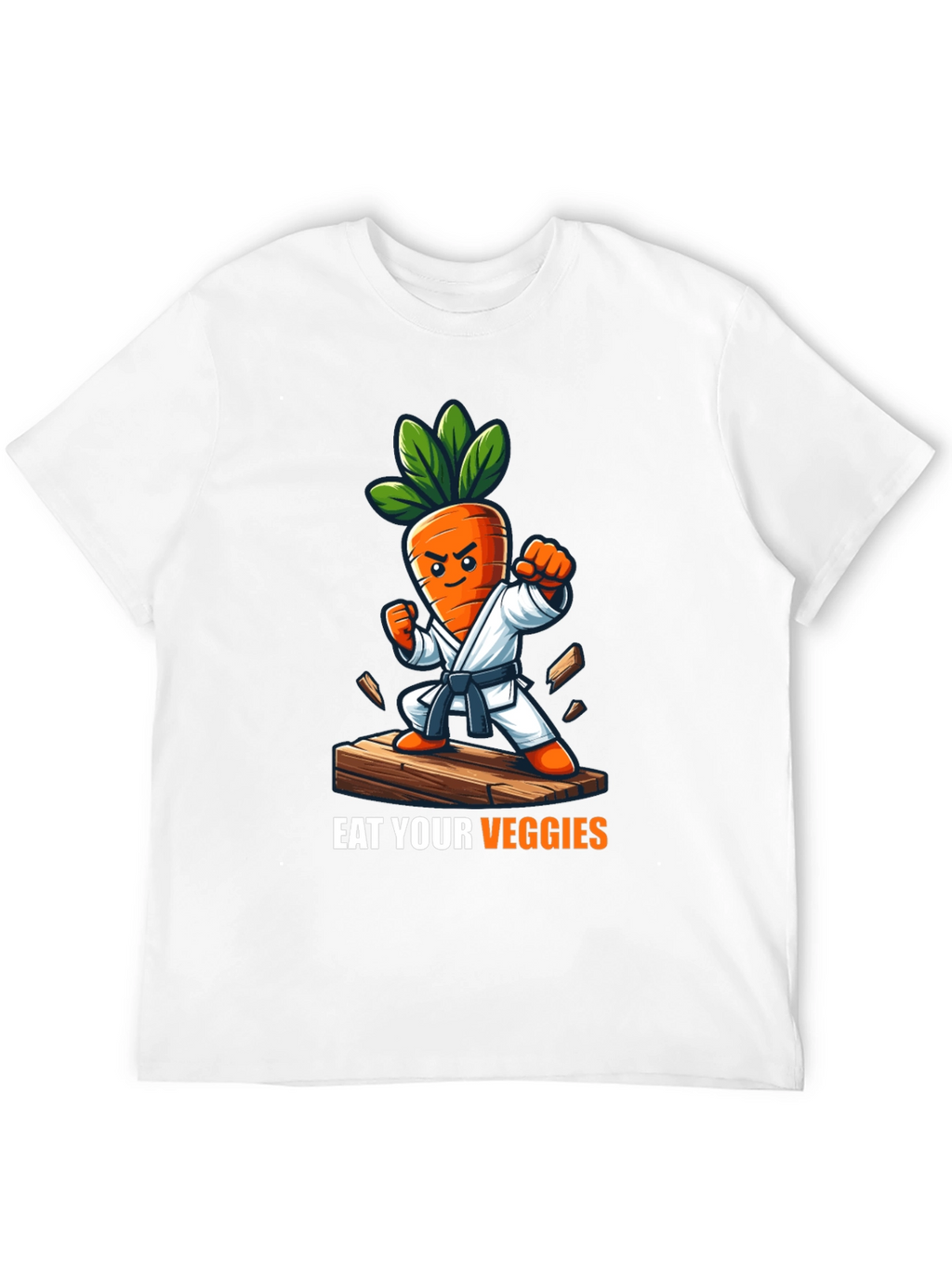 Eat Your Veggies Karate Carrot T-Shirt