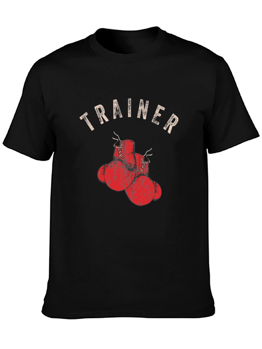 Trainer Boxing Gloves Graphic Tee - Black
