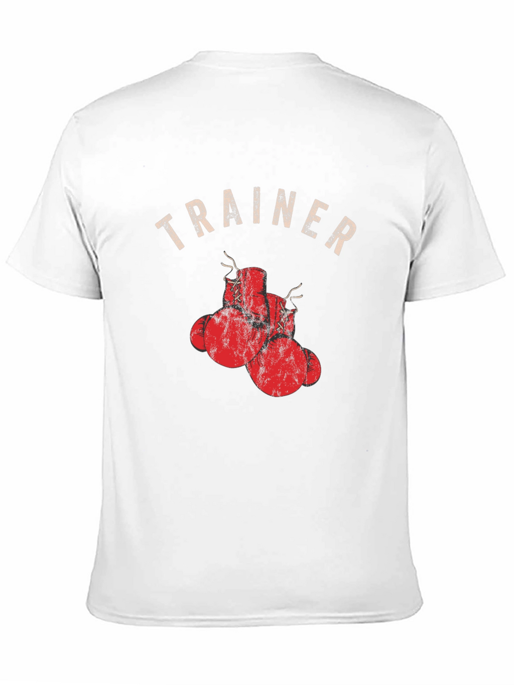 Trainer Boxing Gloves Graphic Tee - Black