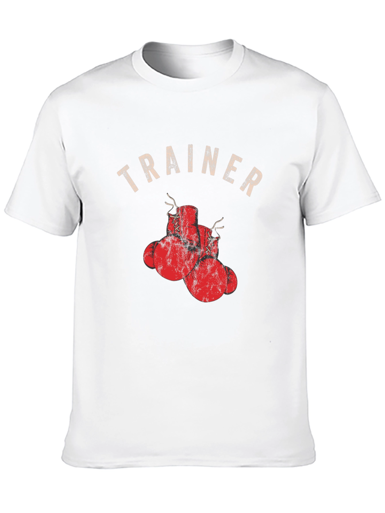 Trainer Boxing Gloves Graphic Tee - Black