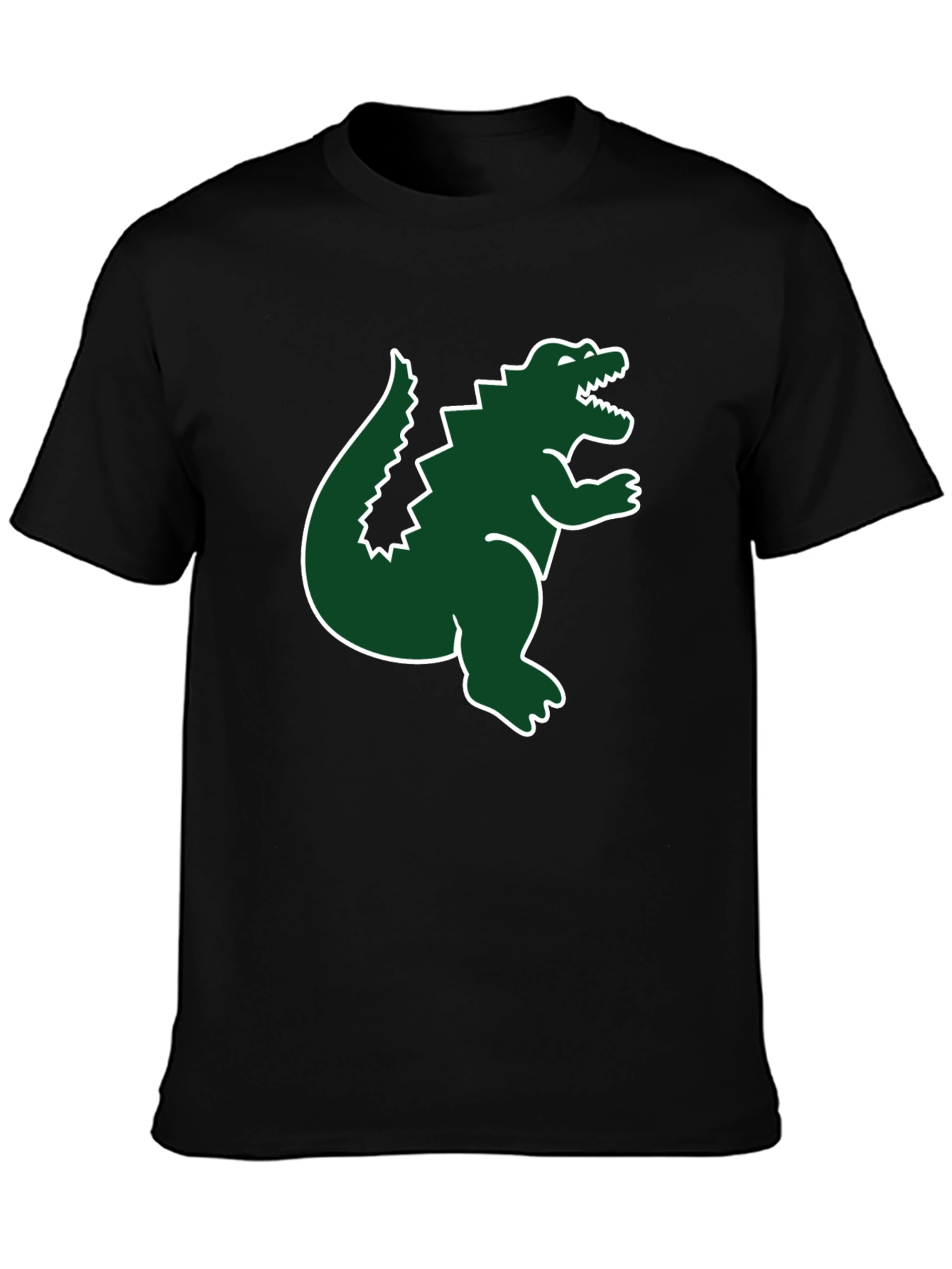Dinosaur Graphic Tee - Mens Black T-Shirt