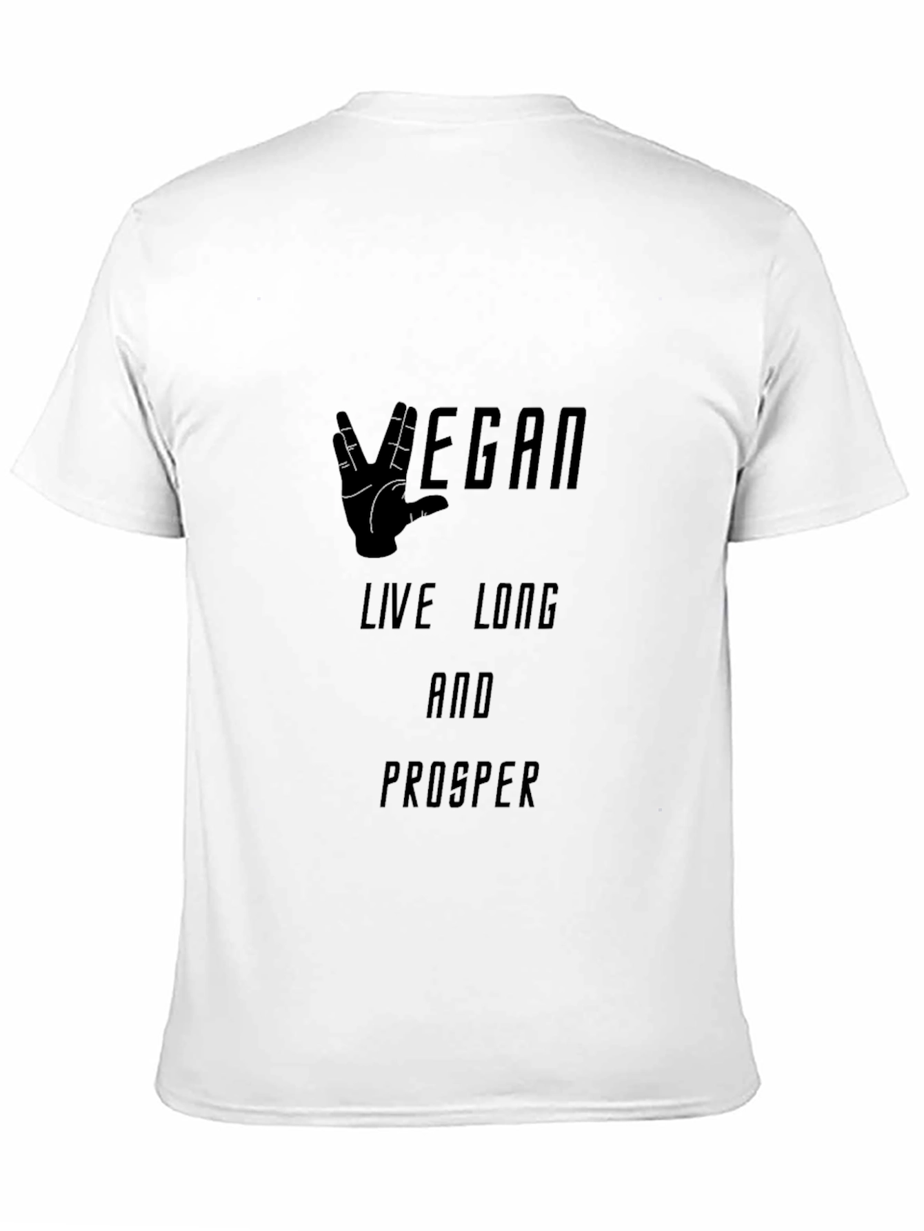Vegan Live Long & Prosper T-Shirt