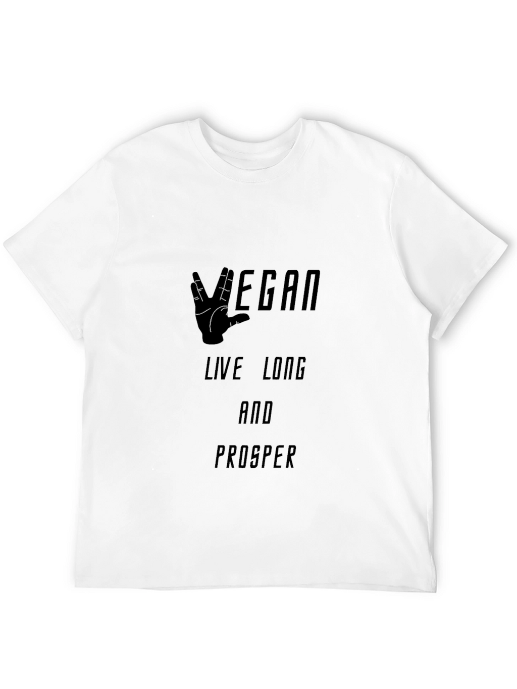 Vegan Live Long & Prosper T-Shirt