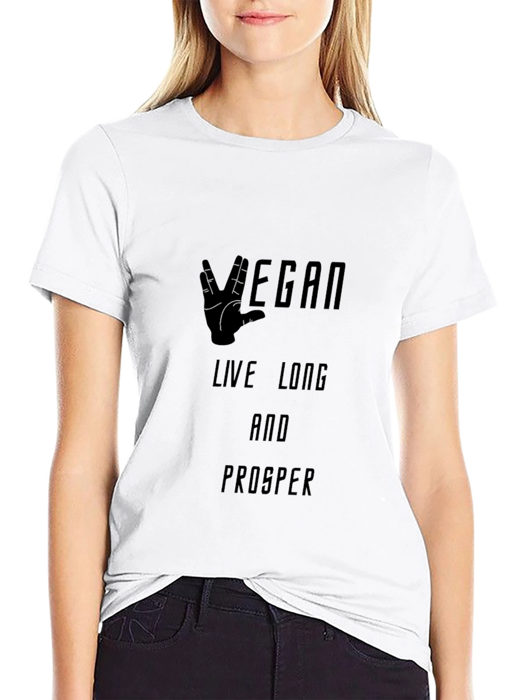 Vegan Live Long & Prosper T-Shirt