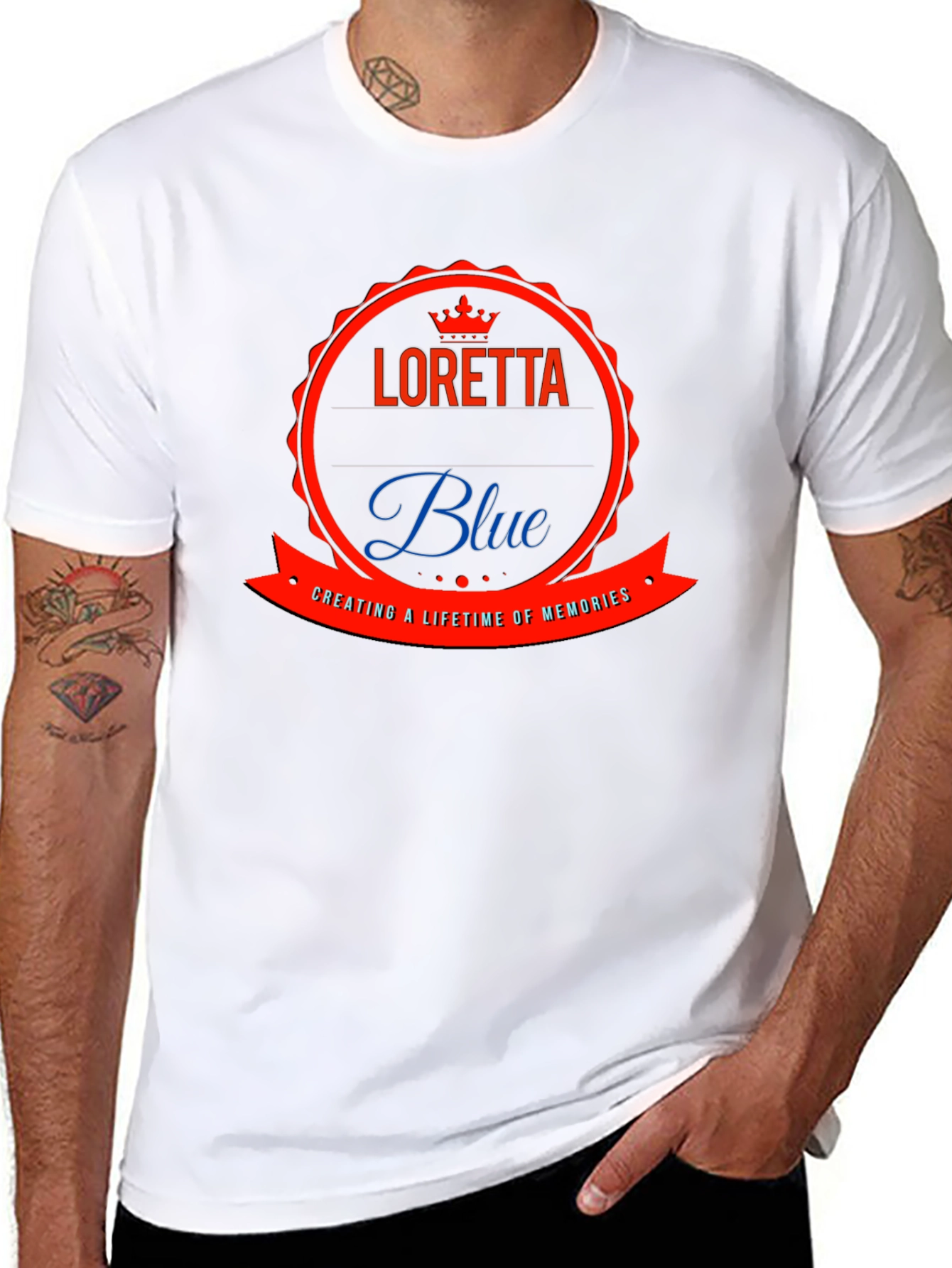 Loretta Blue Graphic T-Shirt - Unisex