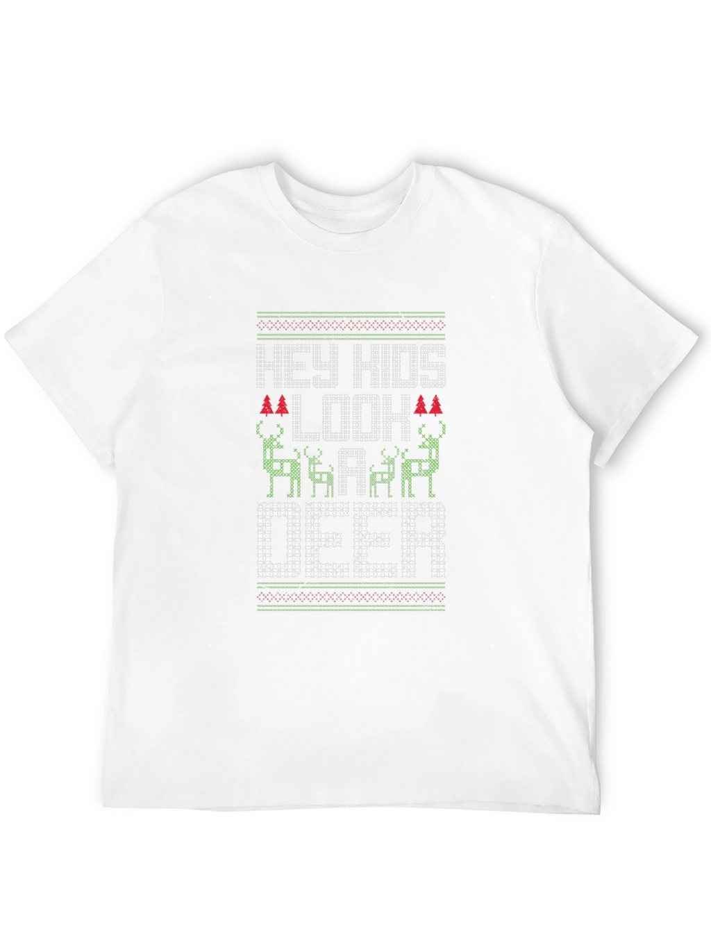 Hey Hids Look a Deer Christmas T-Shirt