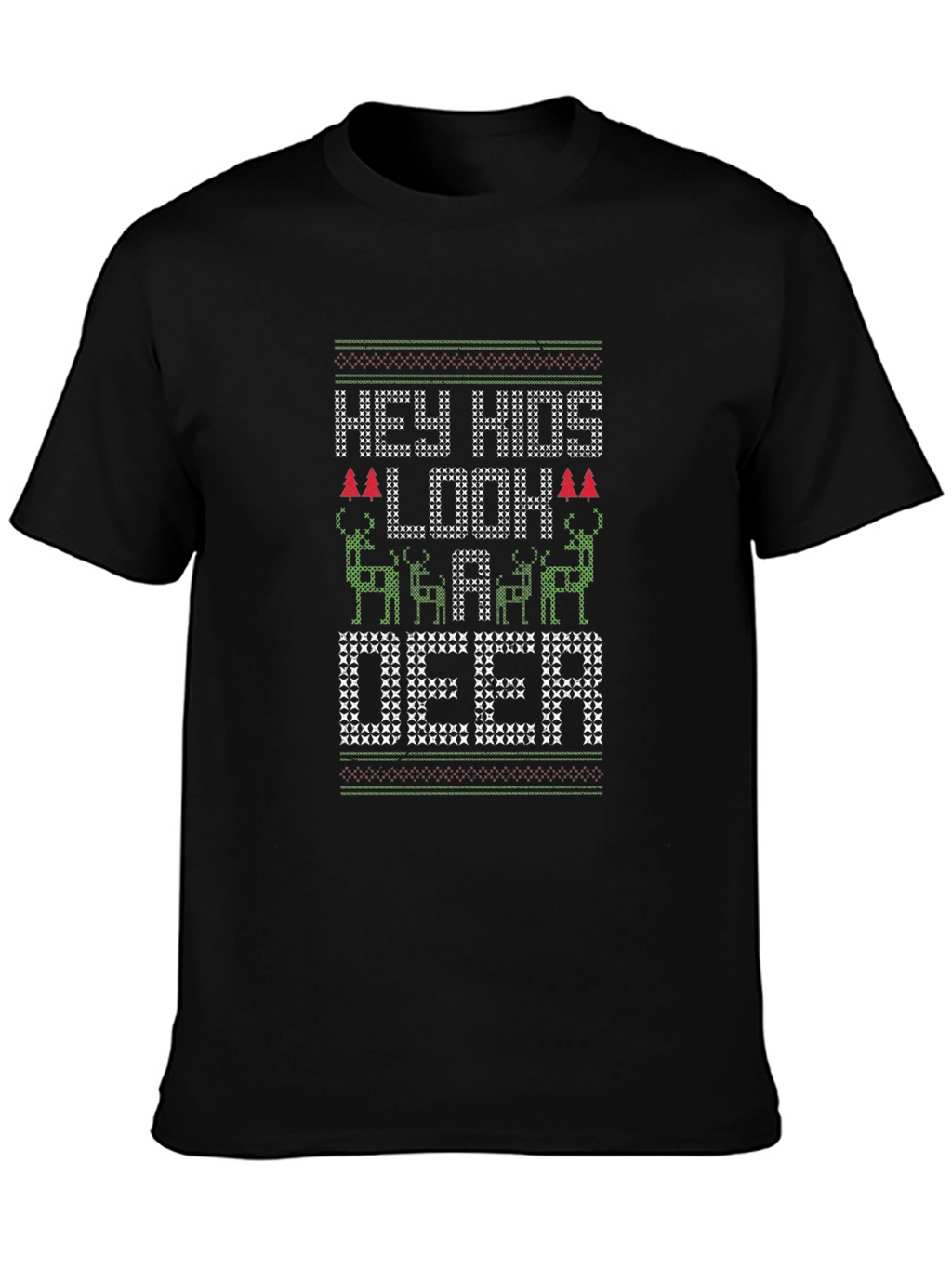 Hey Hids Look a Deer Christmas T-Shirt