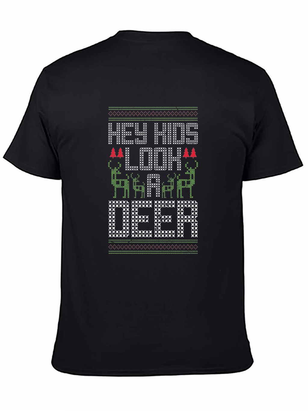 Hey Hids Look a Deer Christmas T-Shirt