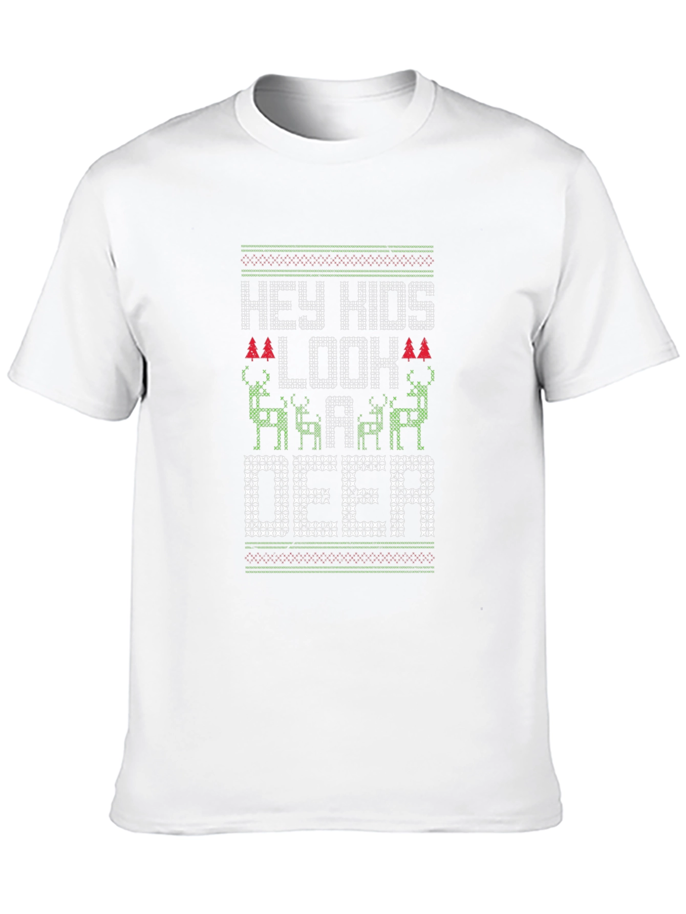 Hey Hids Look a Deer Christmas T-Shirt