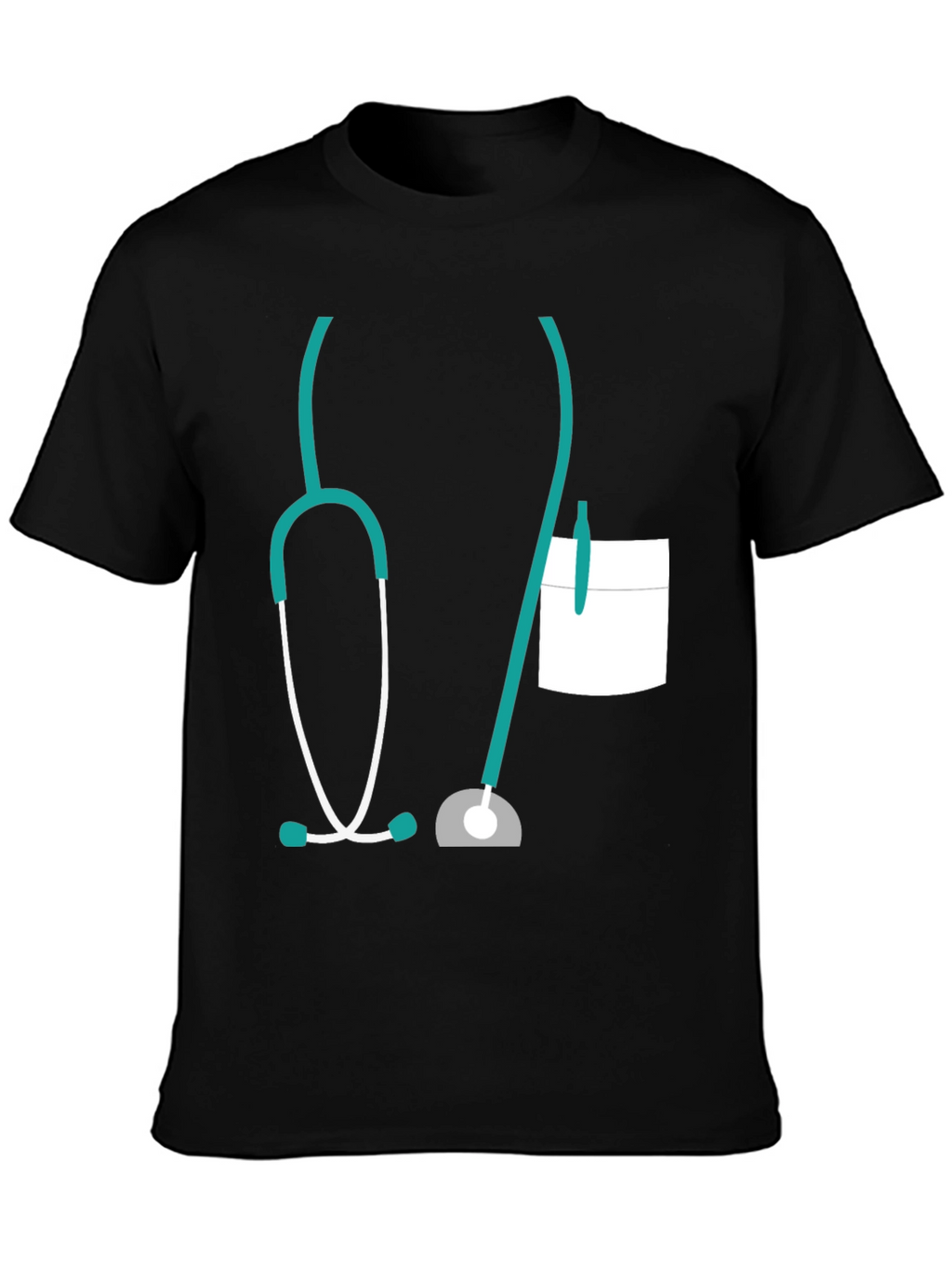 Doctor Stethoscope Graphic Tee - Novelty Medical Shirt