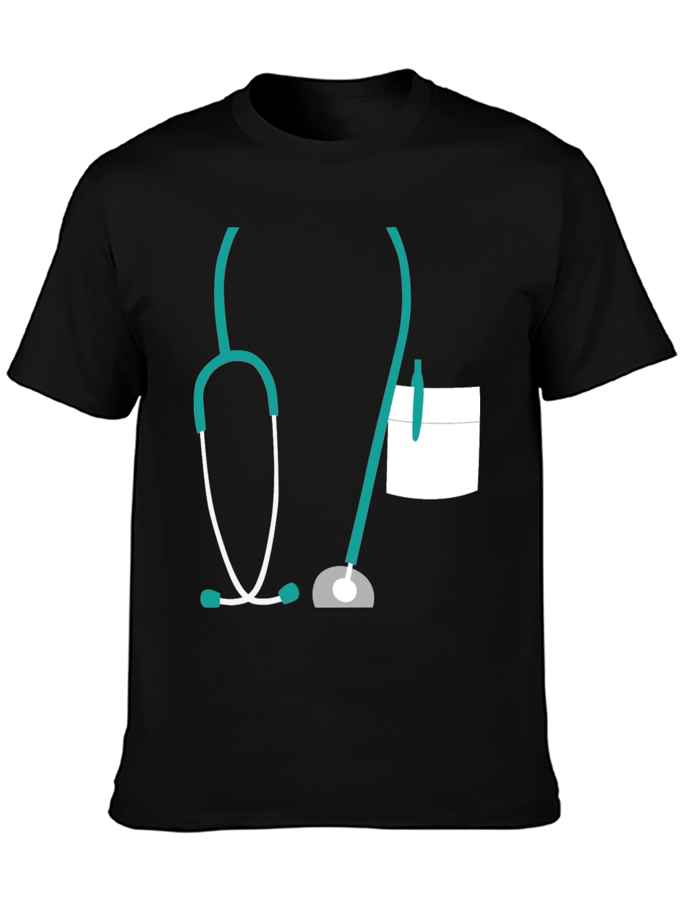 Doctor Stethoscope Graphic Tee - Novelty Medical Shirt