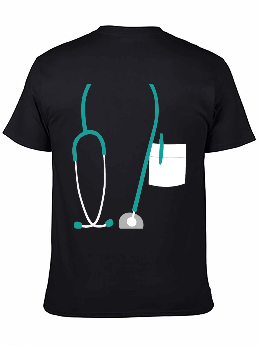Doctor Stethoscope Graphic Tee - Novelty Medical Shirt