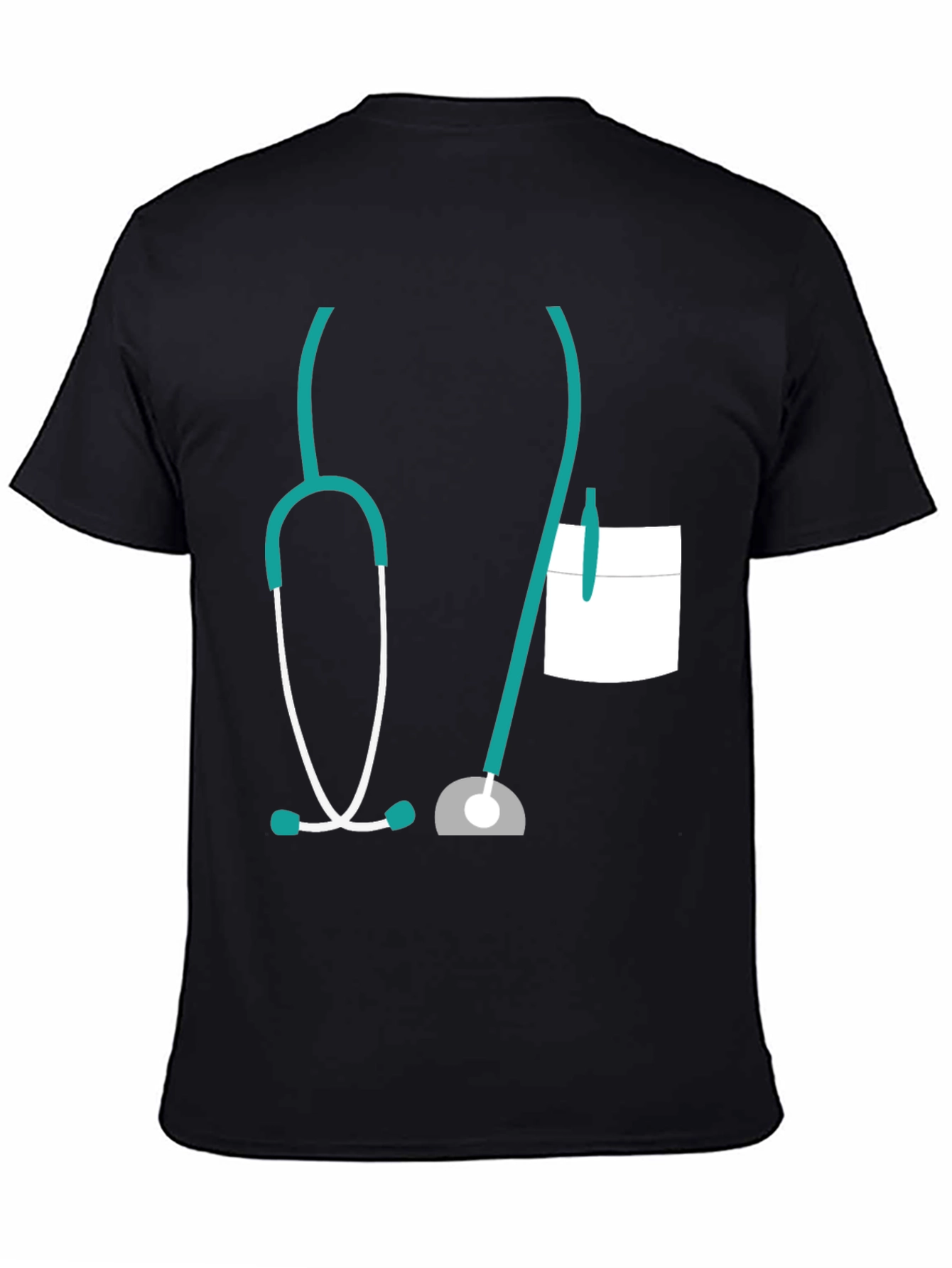 Doctor Stethoscope Graphic Tee - Novelty Medical Shirt