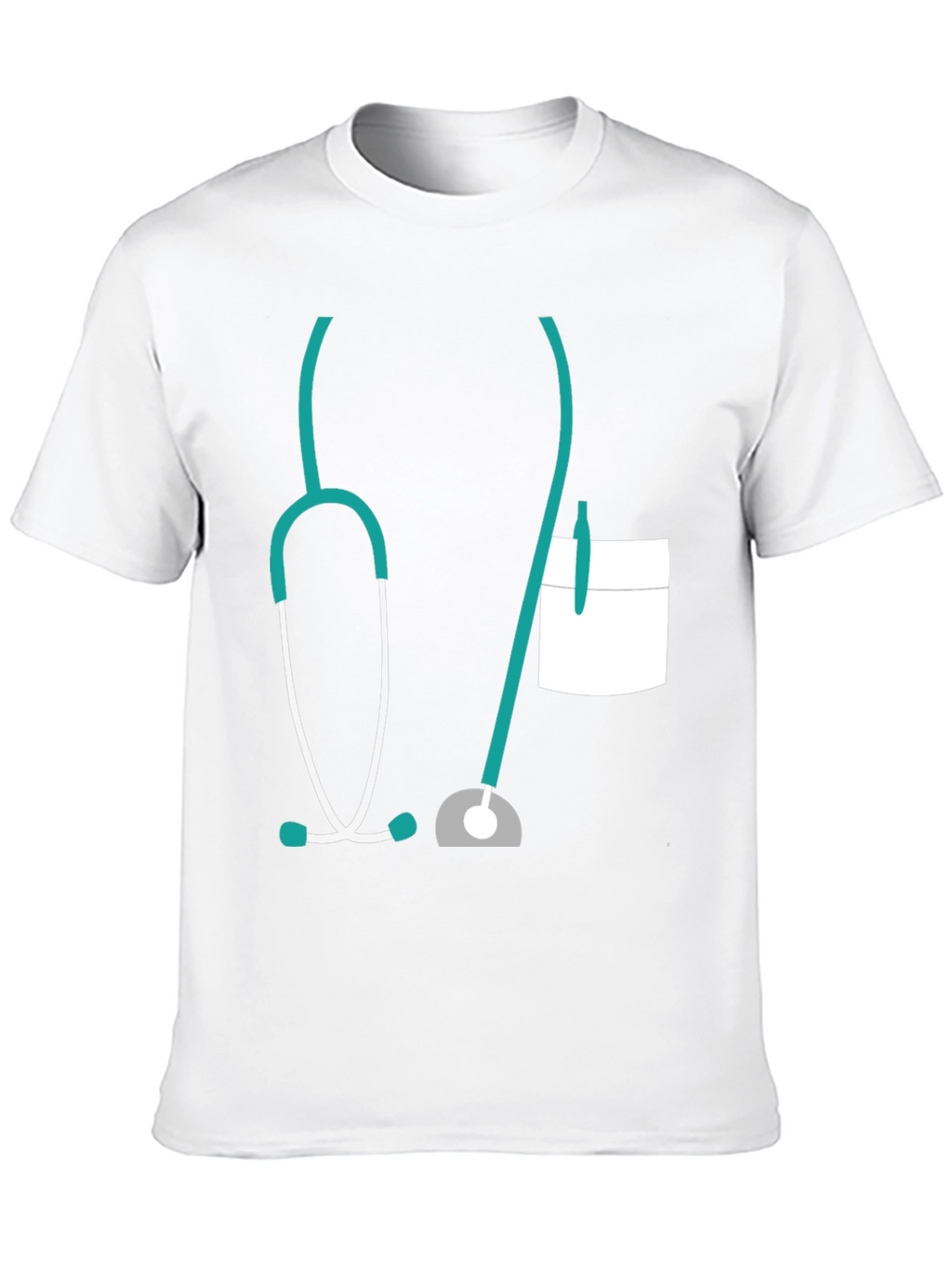 Doctor Stethoscope Graphic Tee - Novelty Medical Shirt