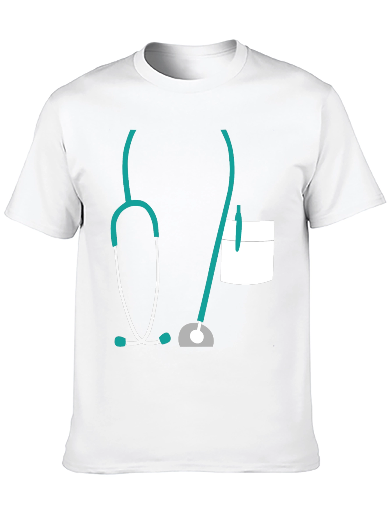 Doctor Stethoscope Graphic Tee - Novelty Medical Shirt