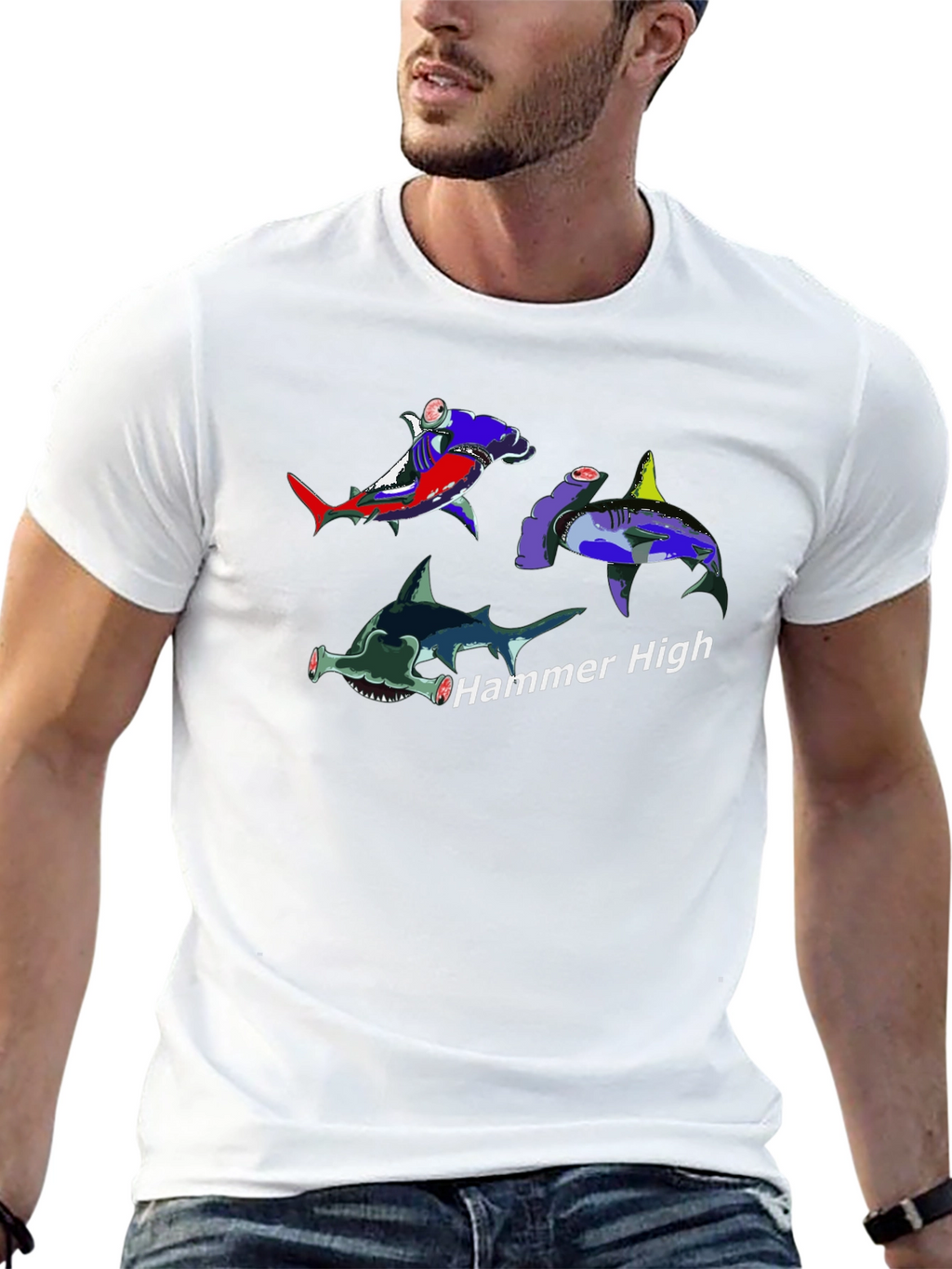 Hammer High Shark Graphic Tee