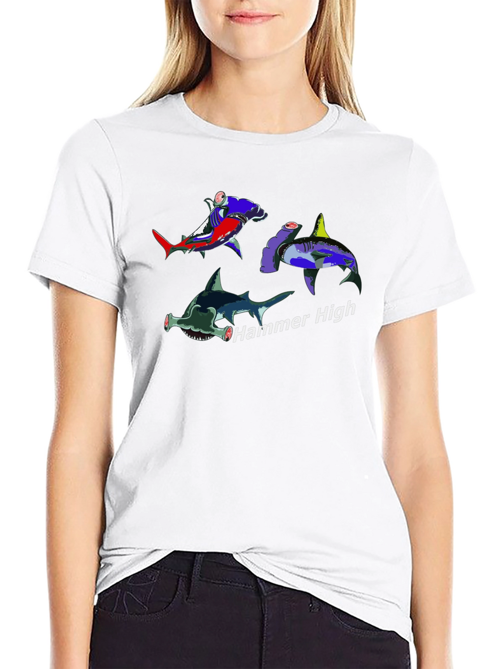 Hammer High Shark Graphic Tee