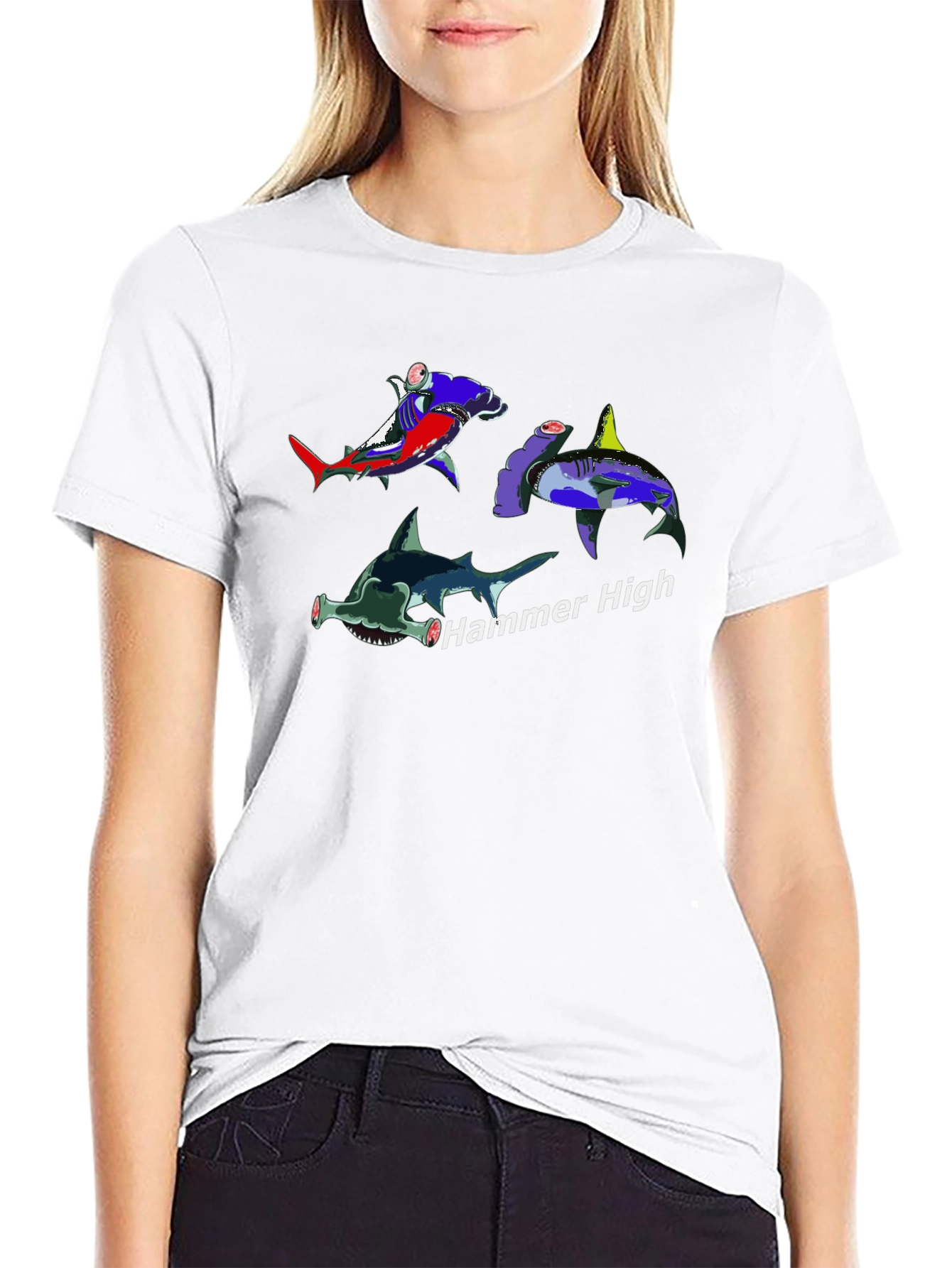 Hammer High Shark Graphic Tee