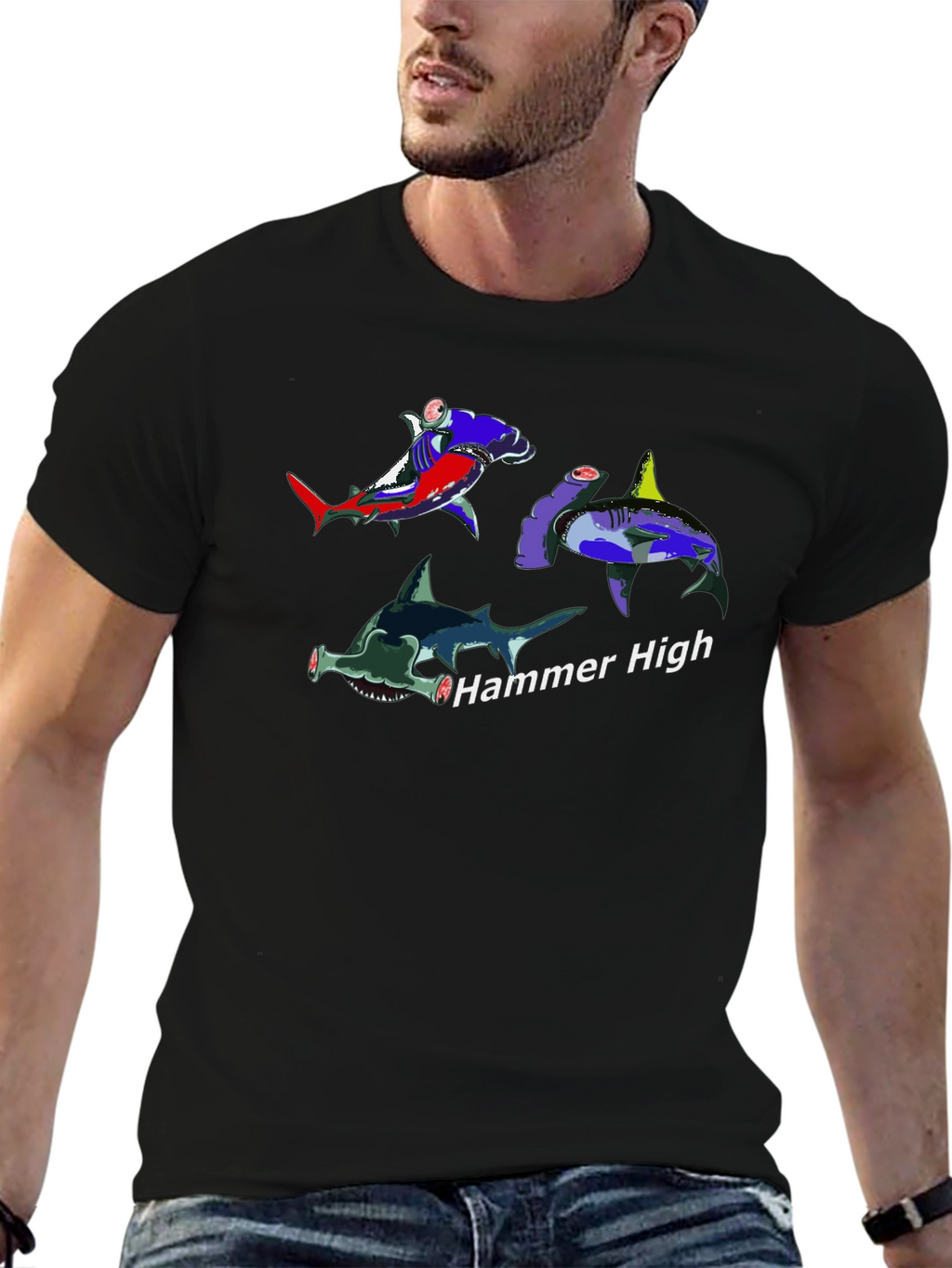 Hammer High Shark Graphic Tee