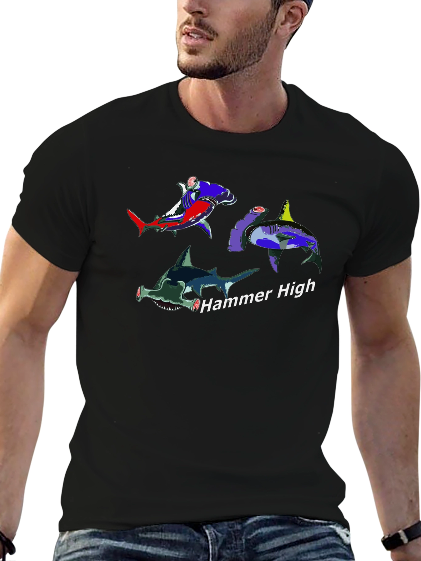 Hammer High Shark Graphic Tee