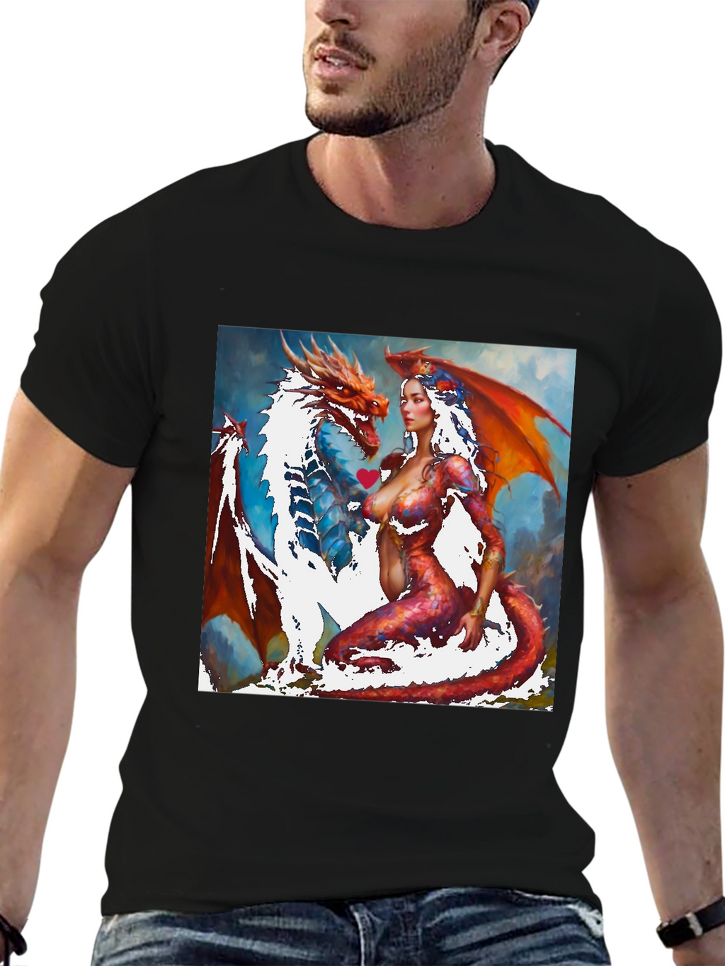 Dragon & Mermaid T-Shirt