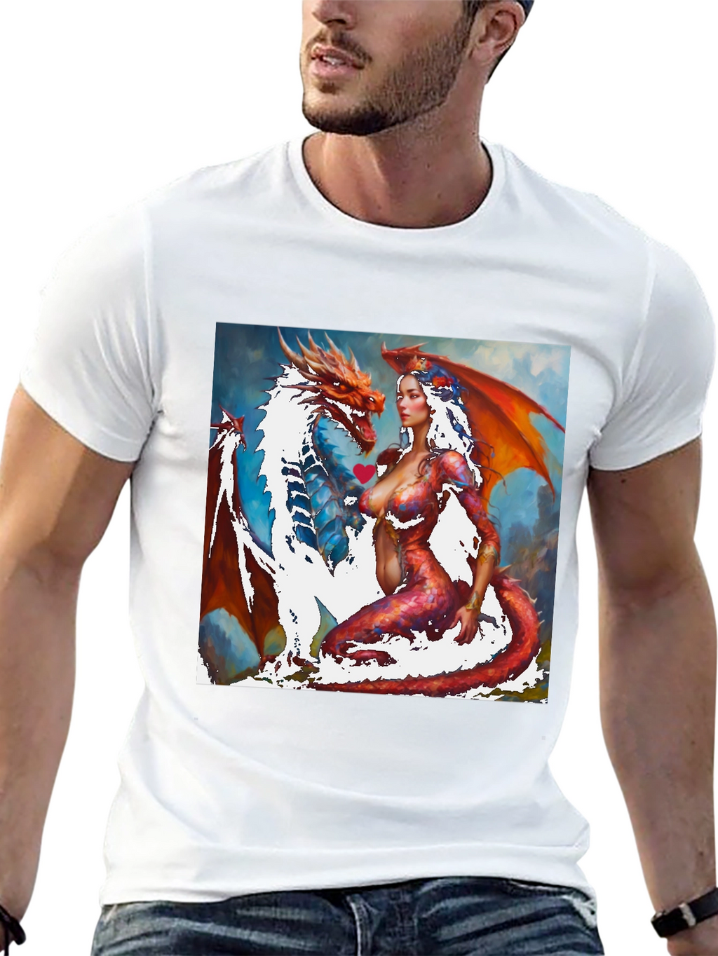 Dragon & Mermaid T-Shirt
