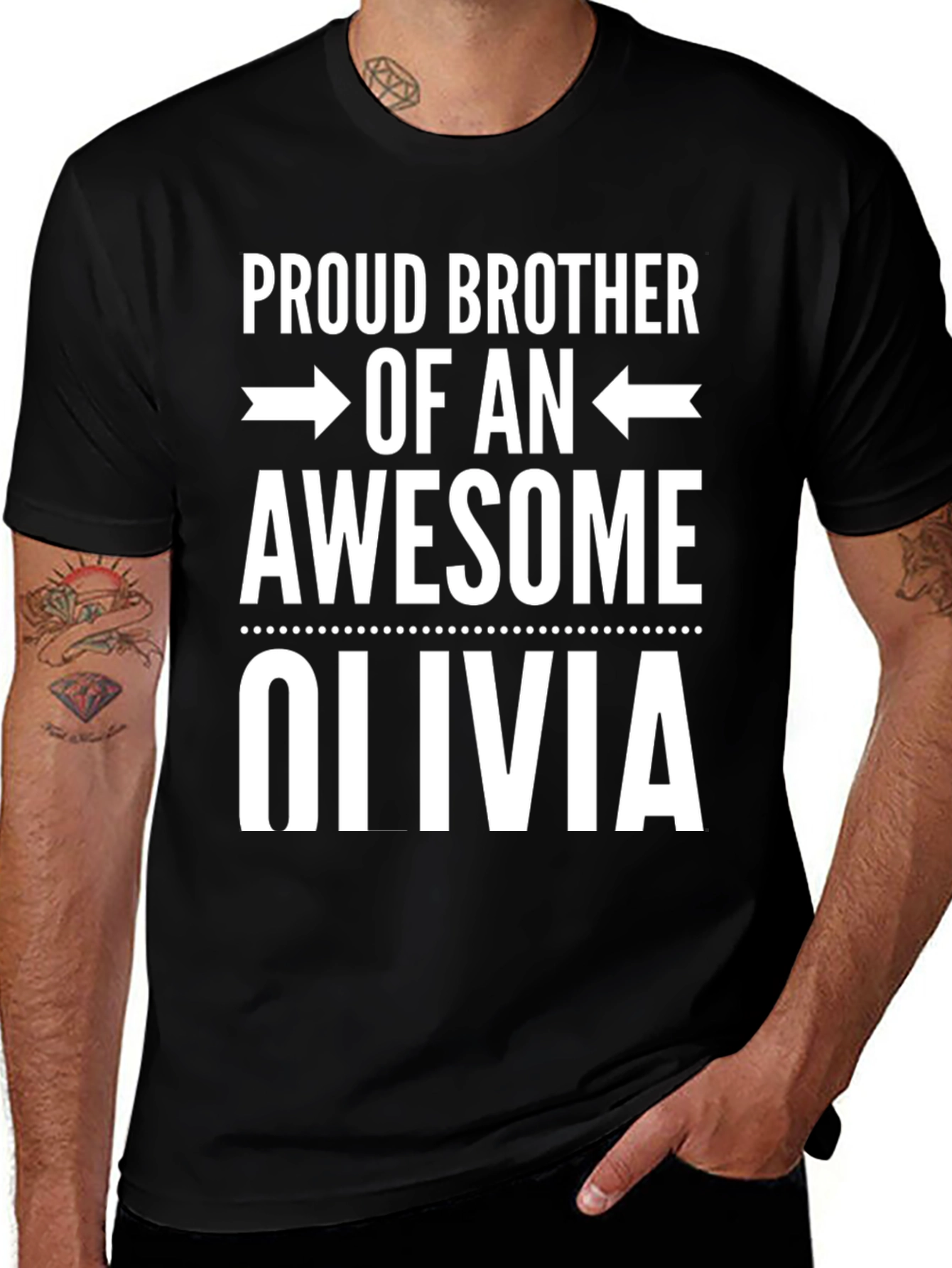 Proud Brother of an Awesome Olivia T-Shirt