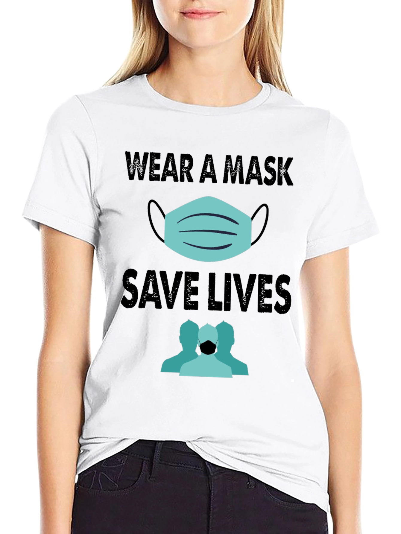 Wear a Mask Save Lives Graphic T-Shirt