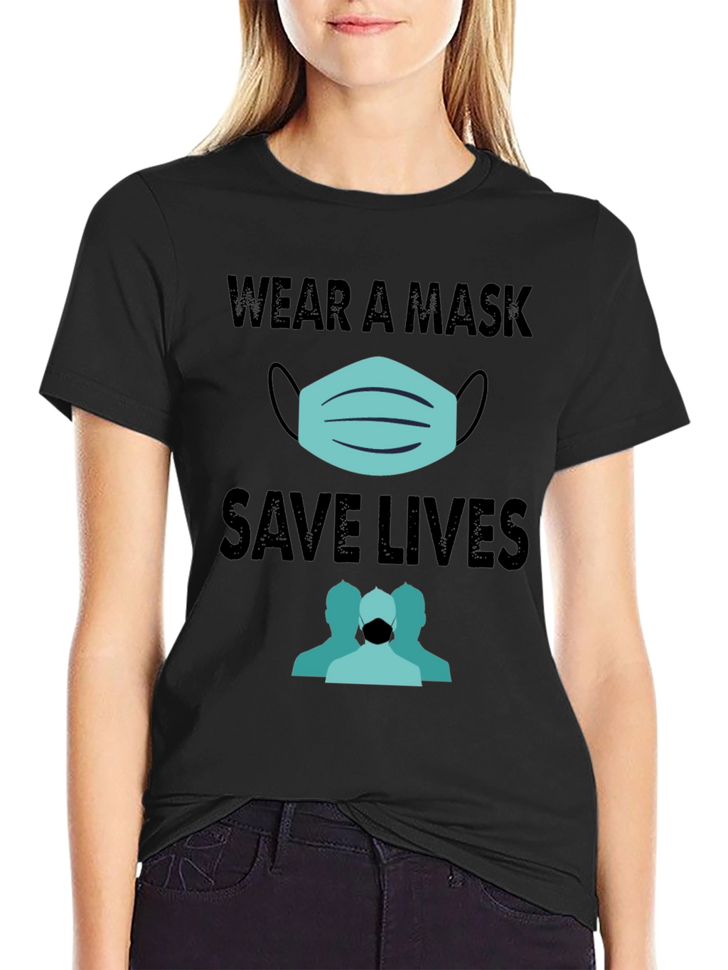 Wear a Mask Save Lives Graphic T-Shirt