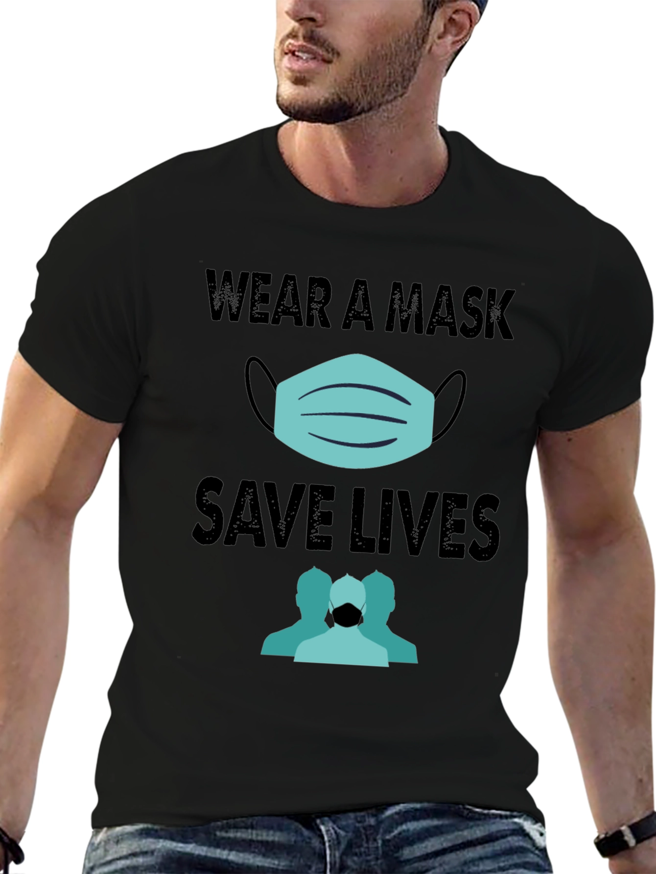 Wear a Mask Save Lives Graphic T-Shirt