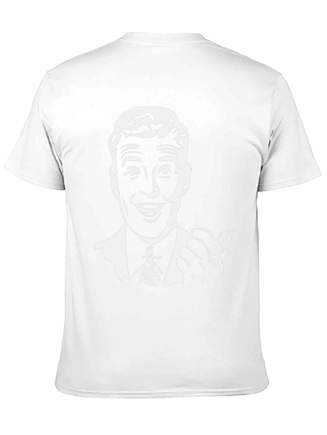Retro Ad Man Graphic Tee - Black T-Shirt