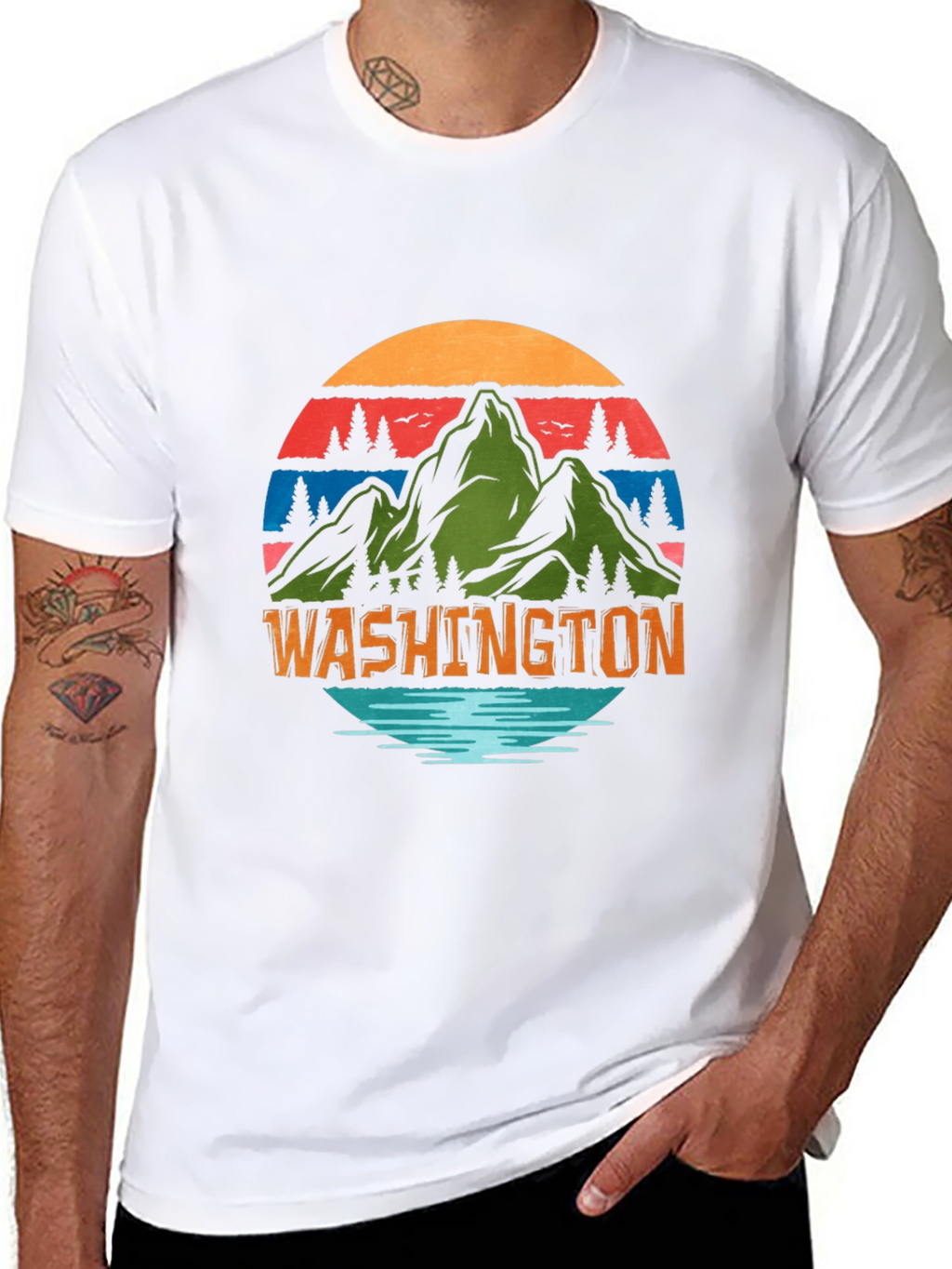 Washington Mountain Graphic Tee