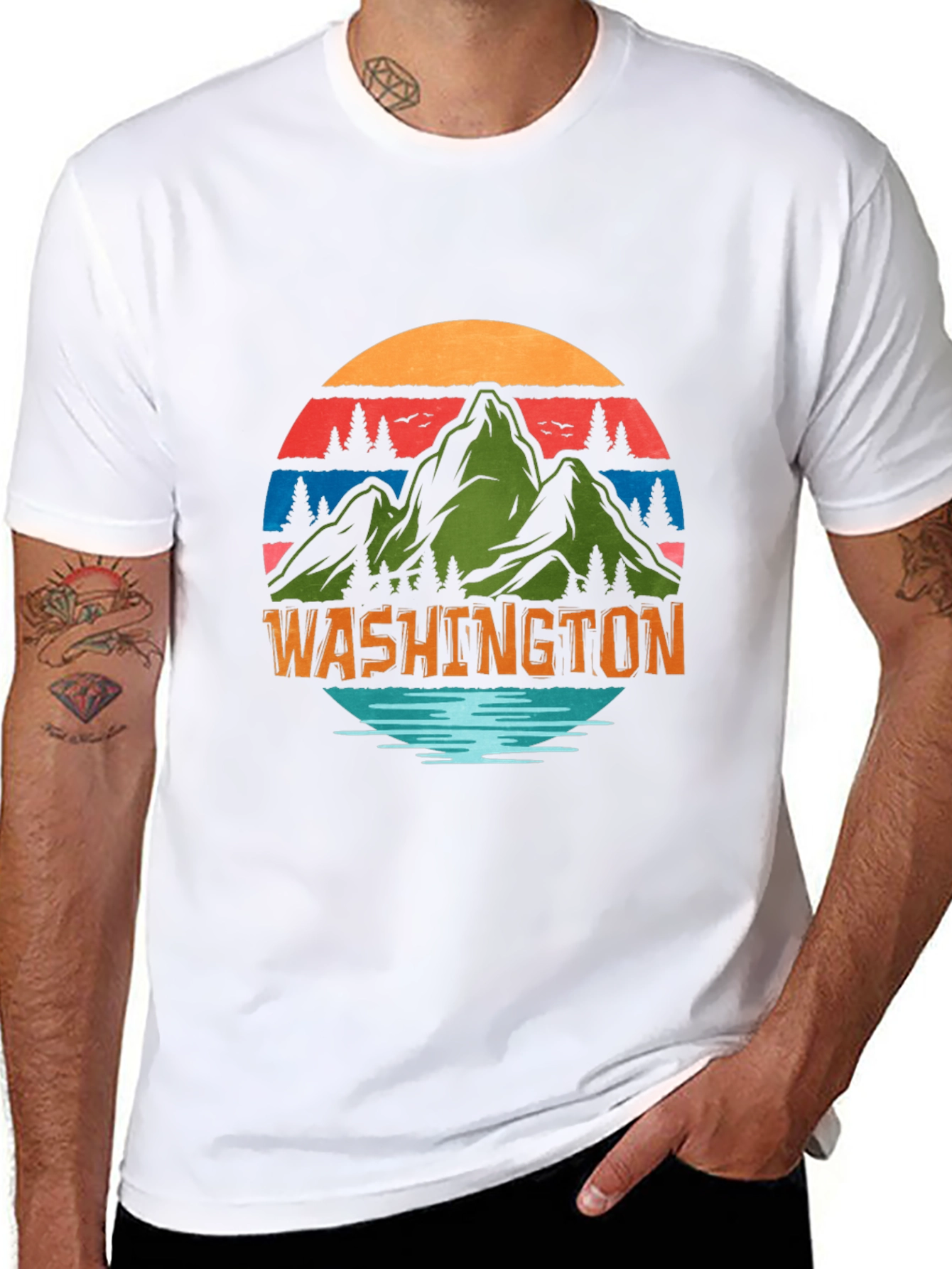 Washington Mountain Graphic Tee