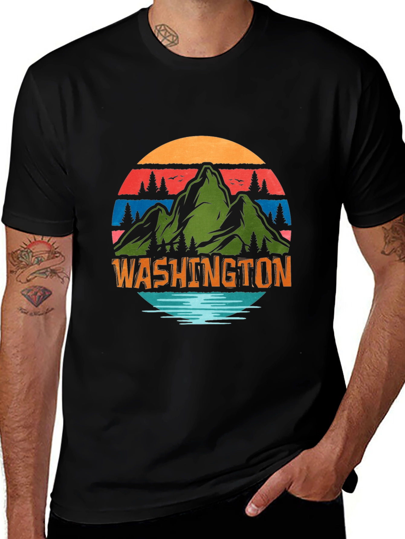 Washington Mountain Graphic Tee