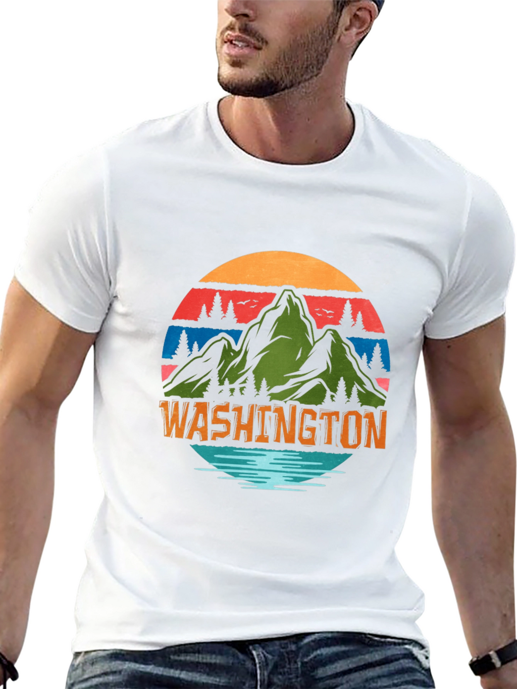 Washington Mountain Graphic Tee