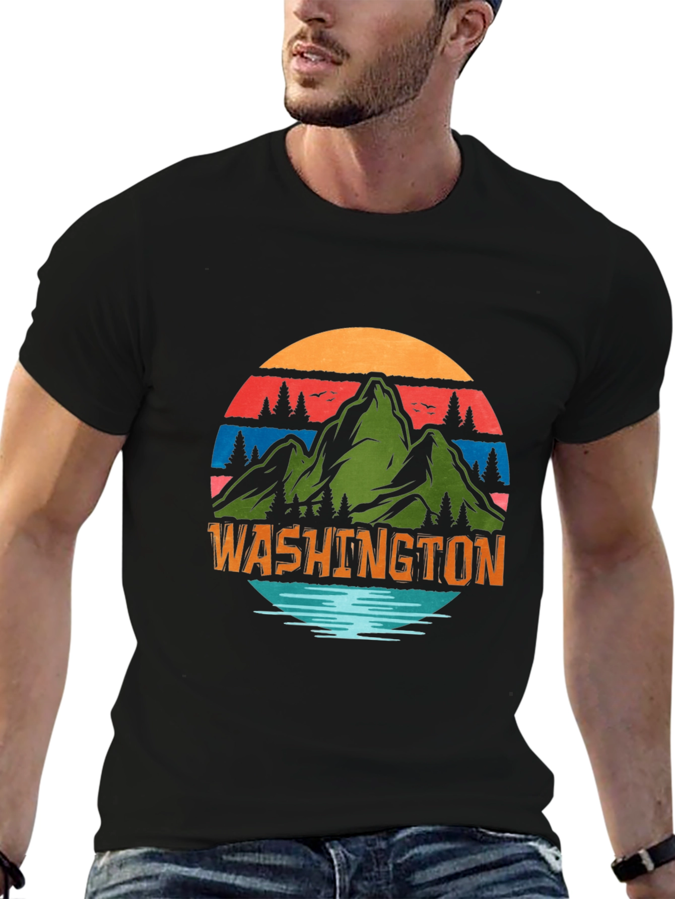 Washington Mountain Graphic Tee