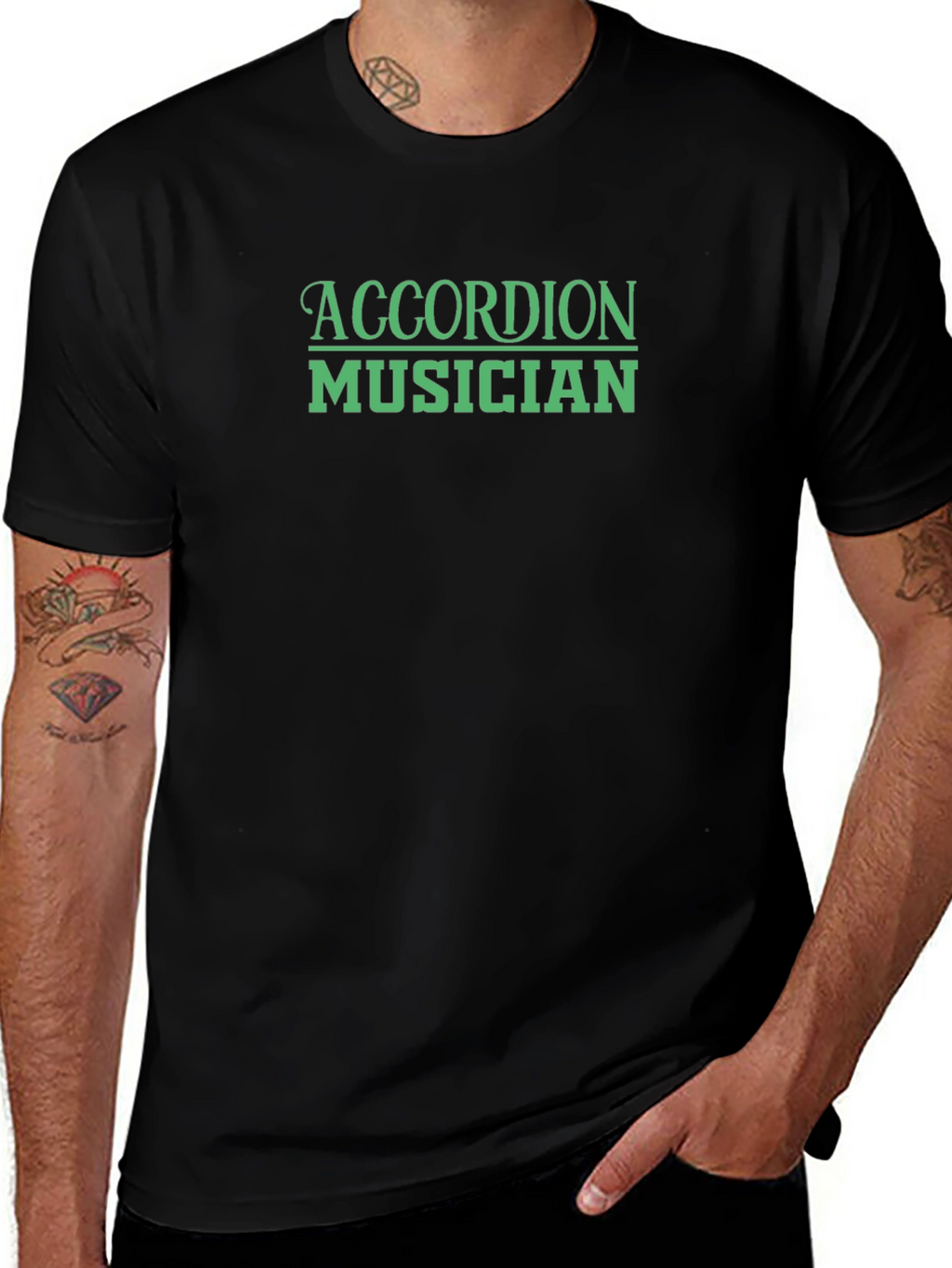 Accordion Musician T-Shirt