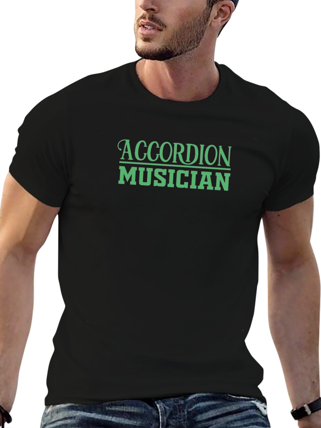 Accordion Musician T-Shirt